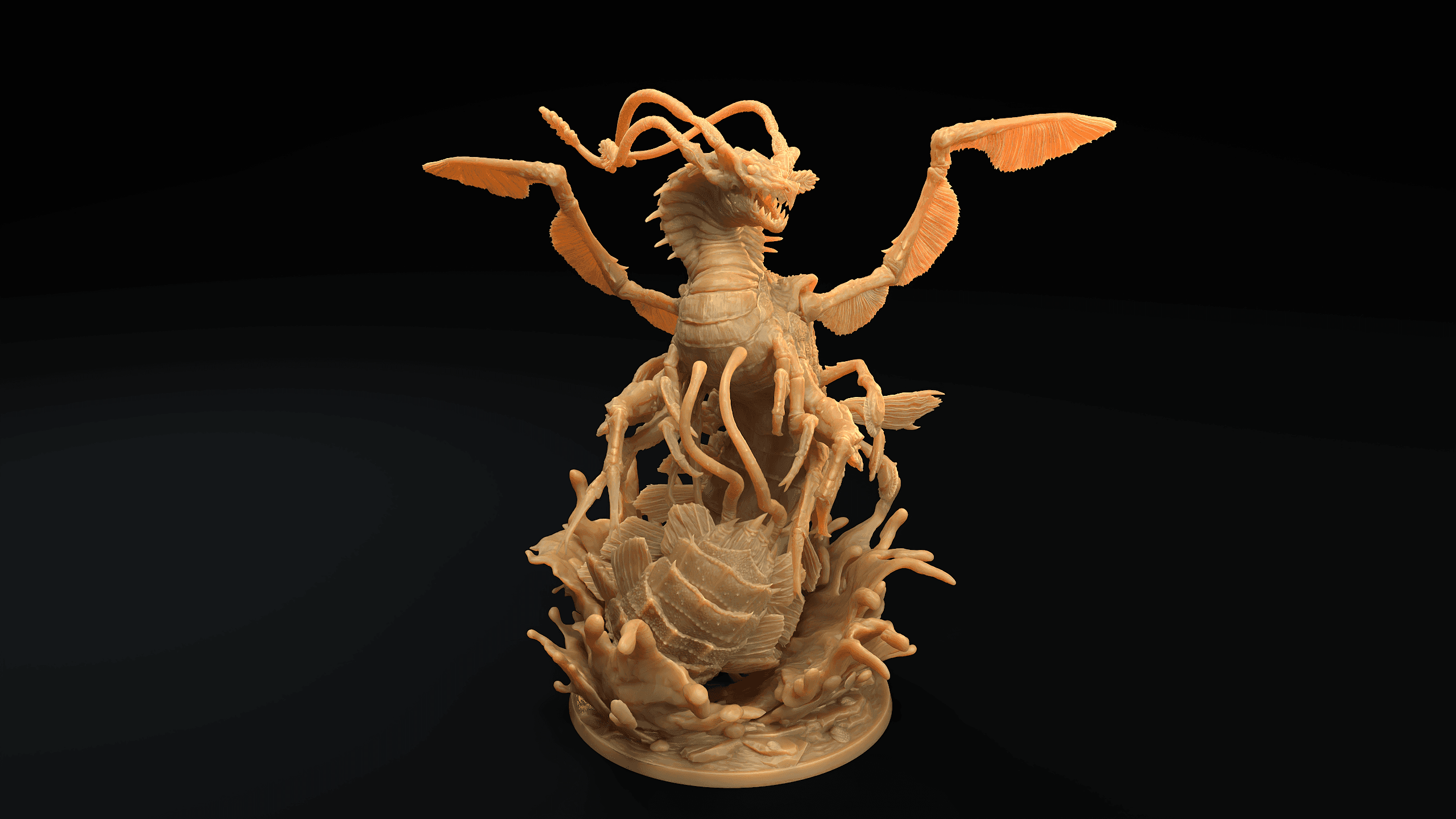 Dragon Shrimp  3d model