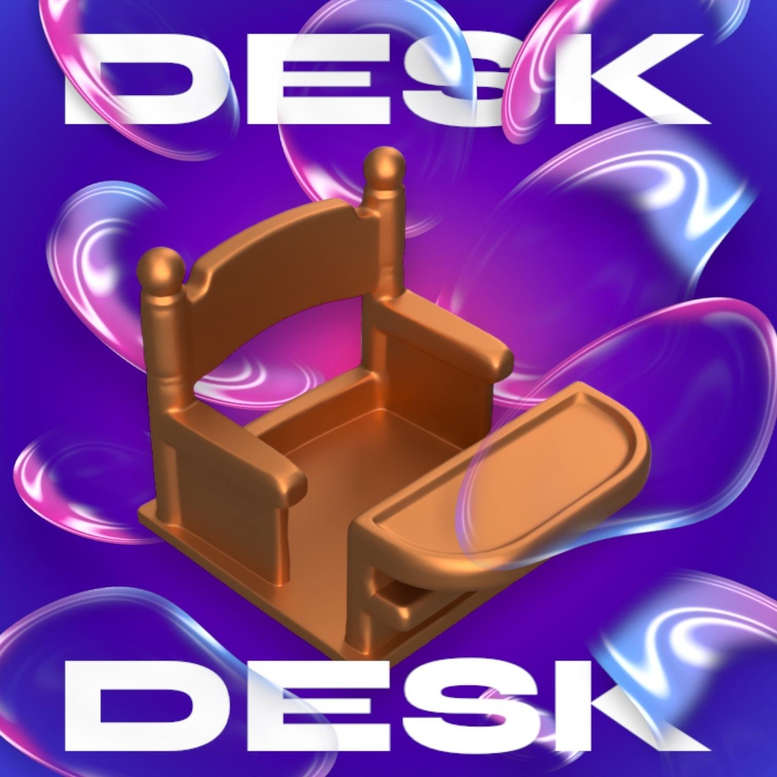 Desk 3d model