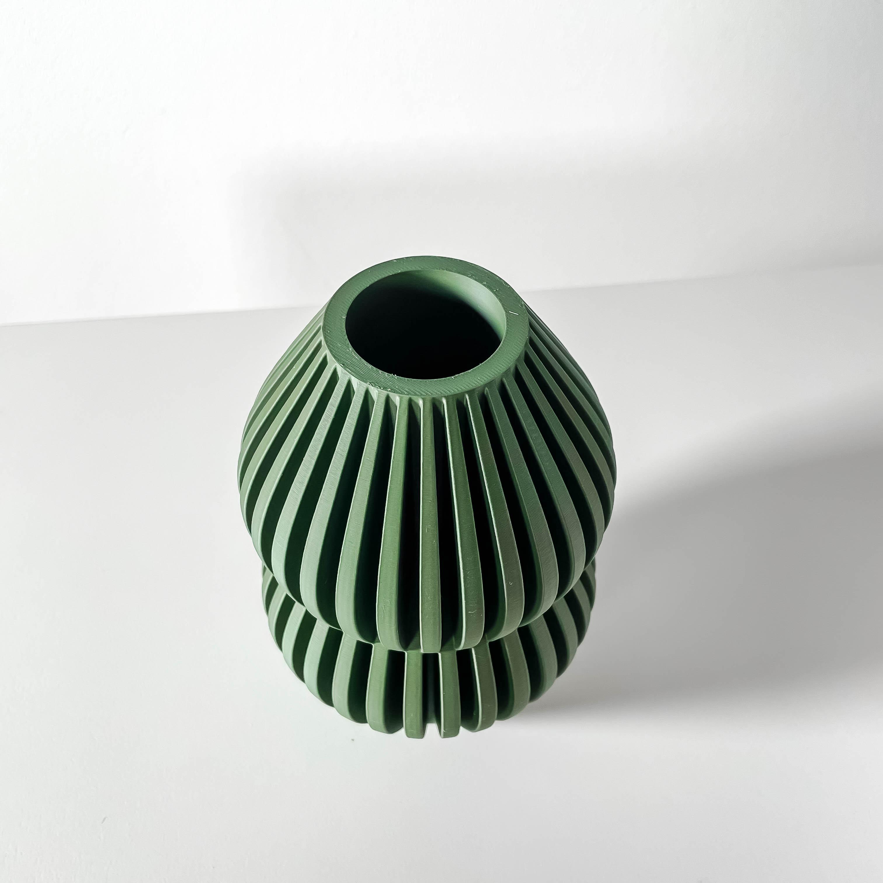 The Rox Vase, Modern and Unique Home Decor for Dried and Preserved Flower Arrangement  | STL Fil 3d model