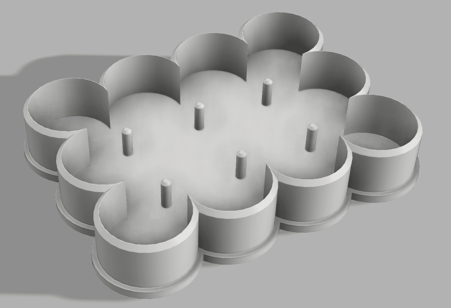 Bubble Cookie Cutter 3d model