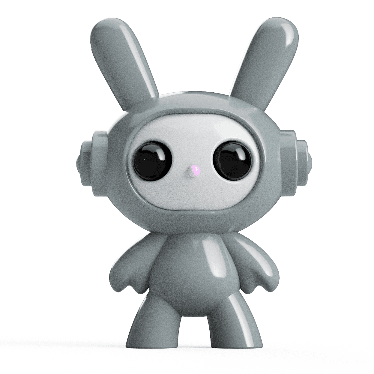 3D Printable Space Bunny Figure STL File - Perfect for Personal & Commercial Use 3d model