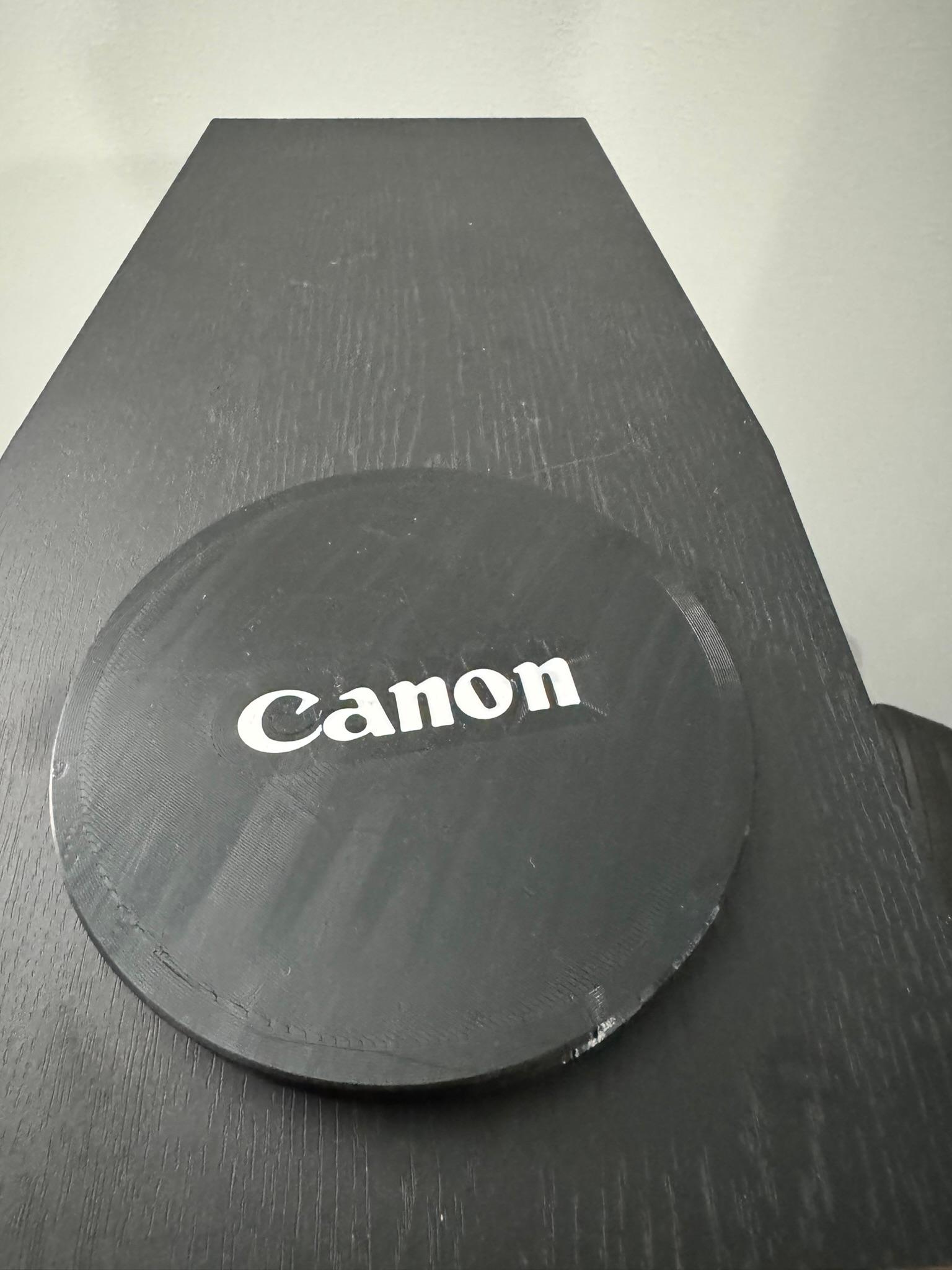 Canon lens cover with logo.3mf 3d model