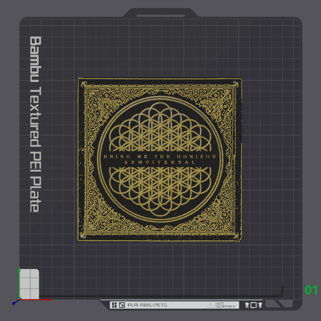 Bring Me The Horizon Sempiternal Album Cover - 3D model by NeoKoi 
