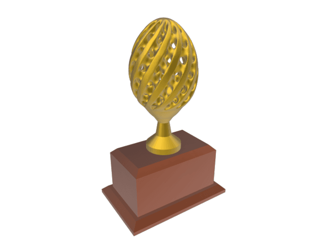 Easter Egg Trophy/Cup 3d model