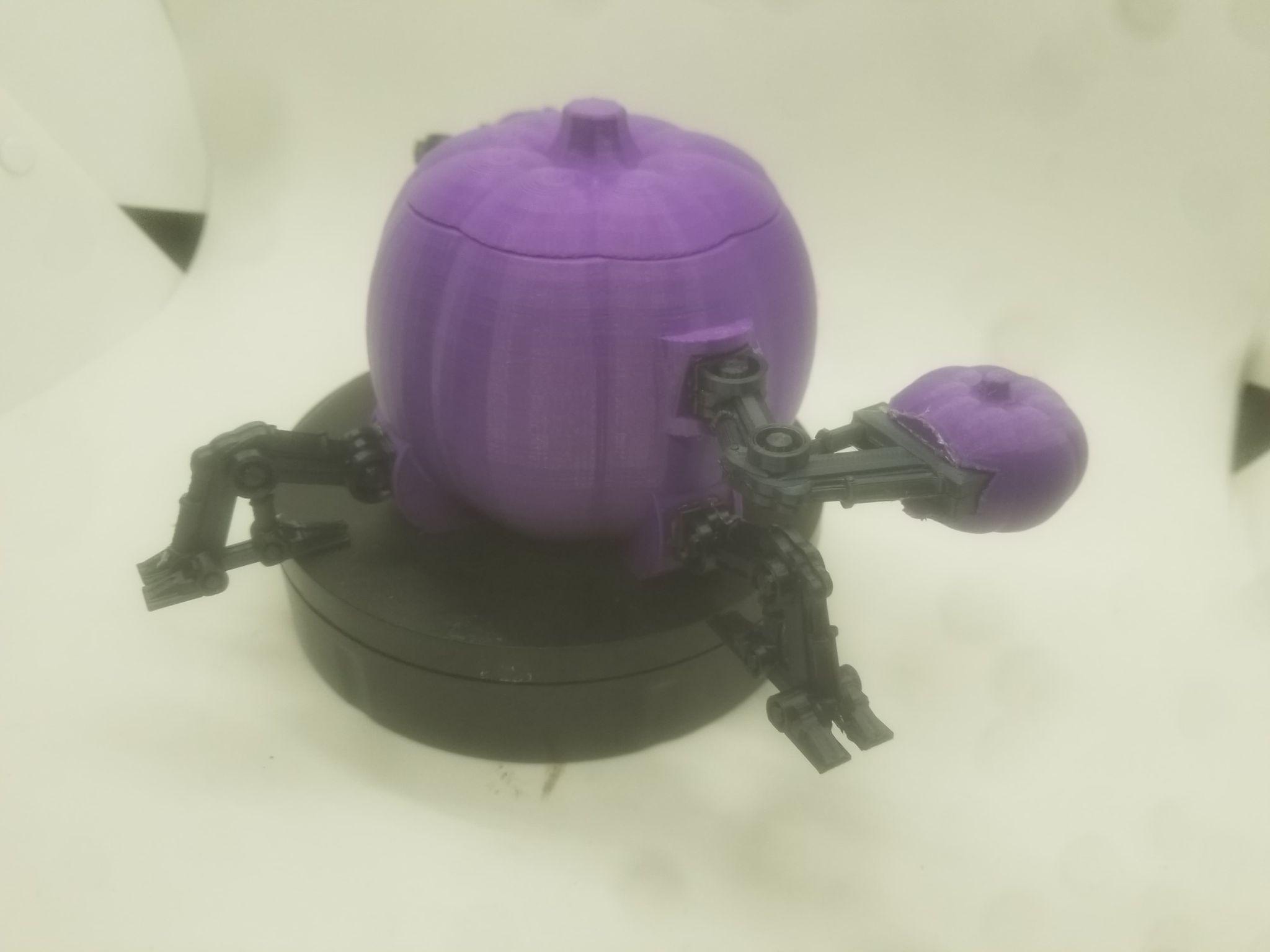 FHW: Lantern Pumpkin bot v1 ez print 3d model