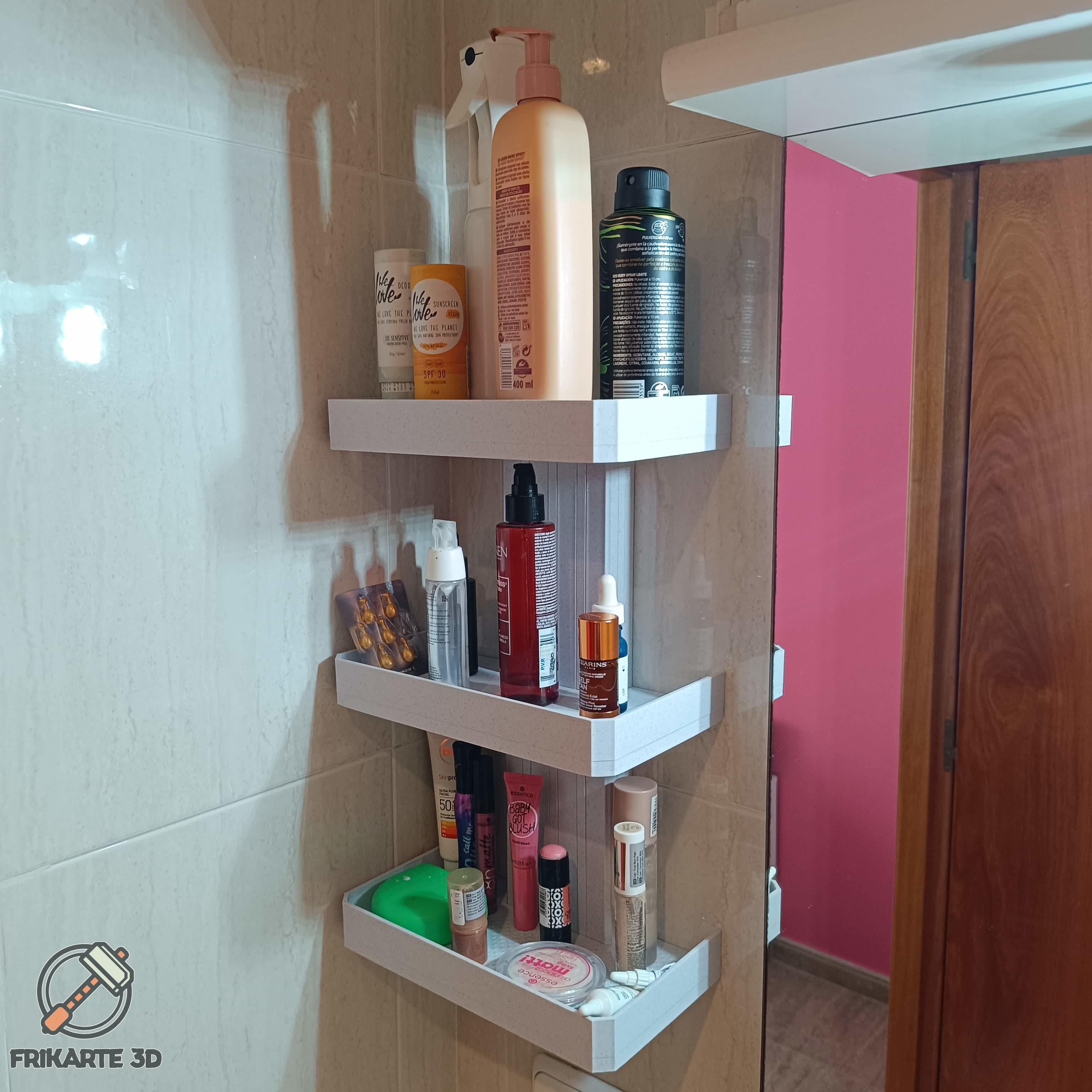 Modular MakeUp Shelf 3d model