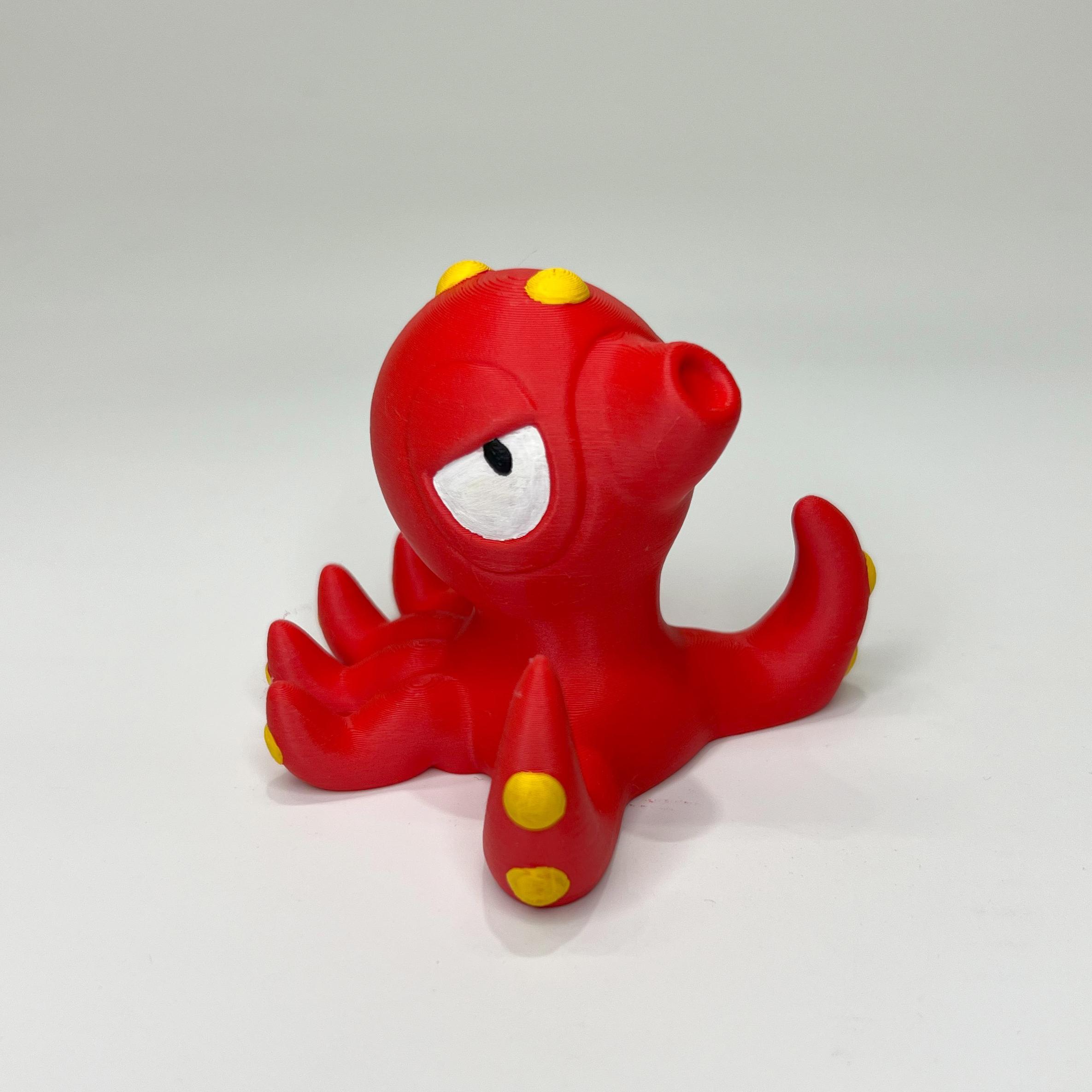 Octillery (Easy Print No Supports) 3d model