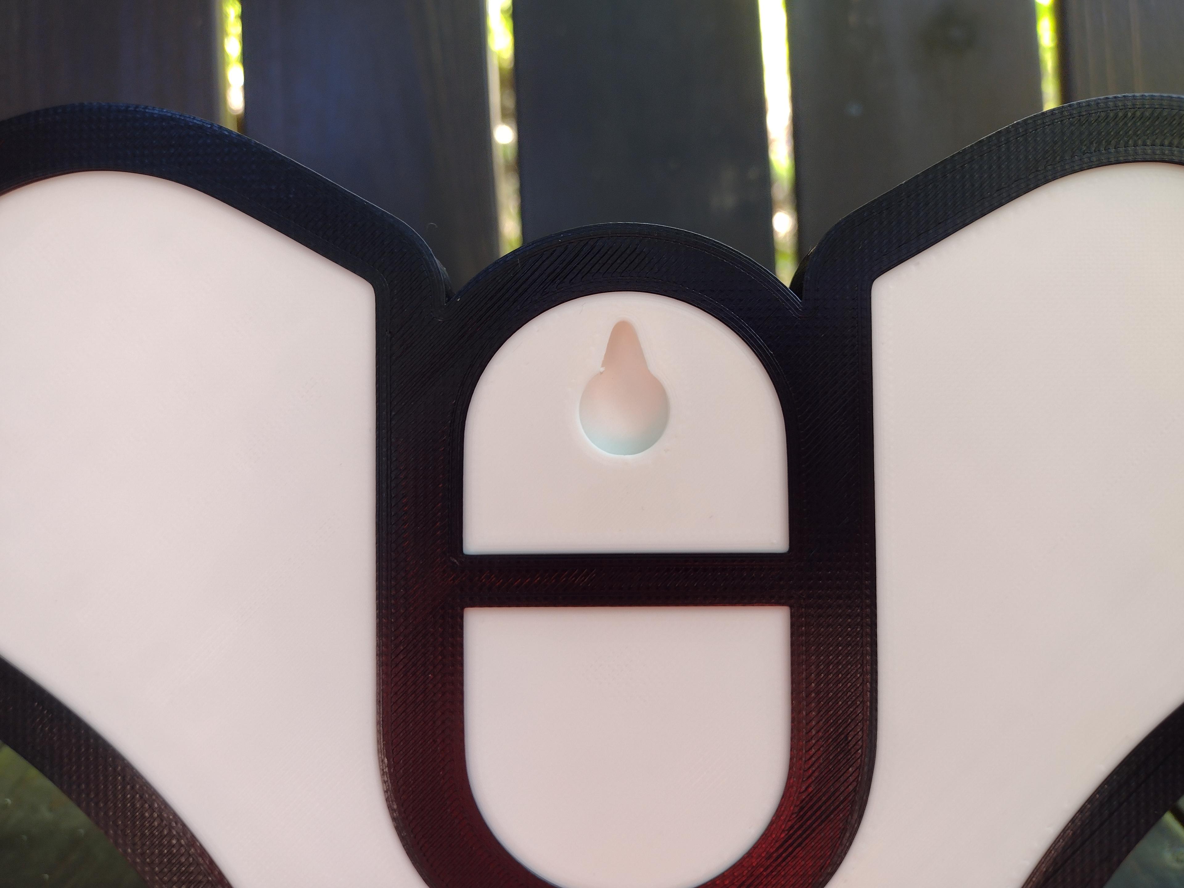 Destiny 2 Logo Sign Hanging Wall Art 3d model
