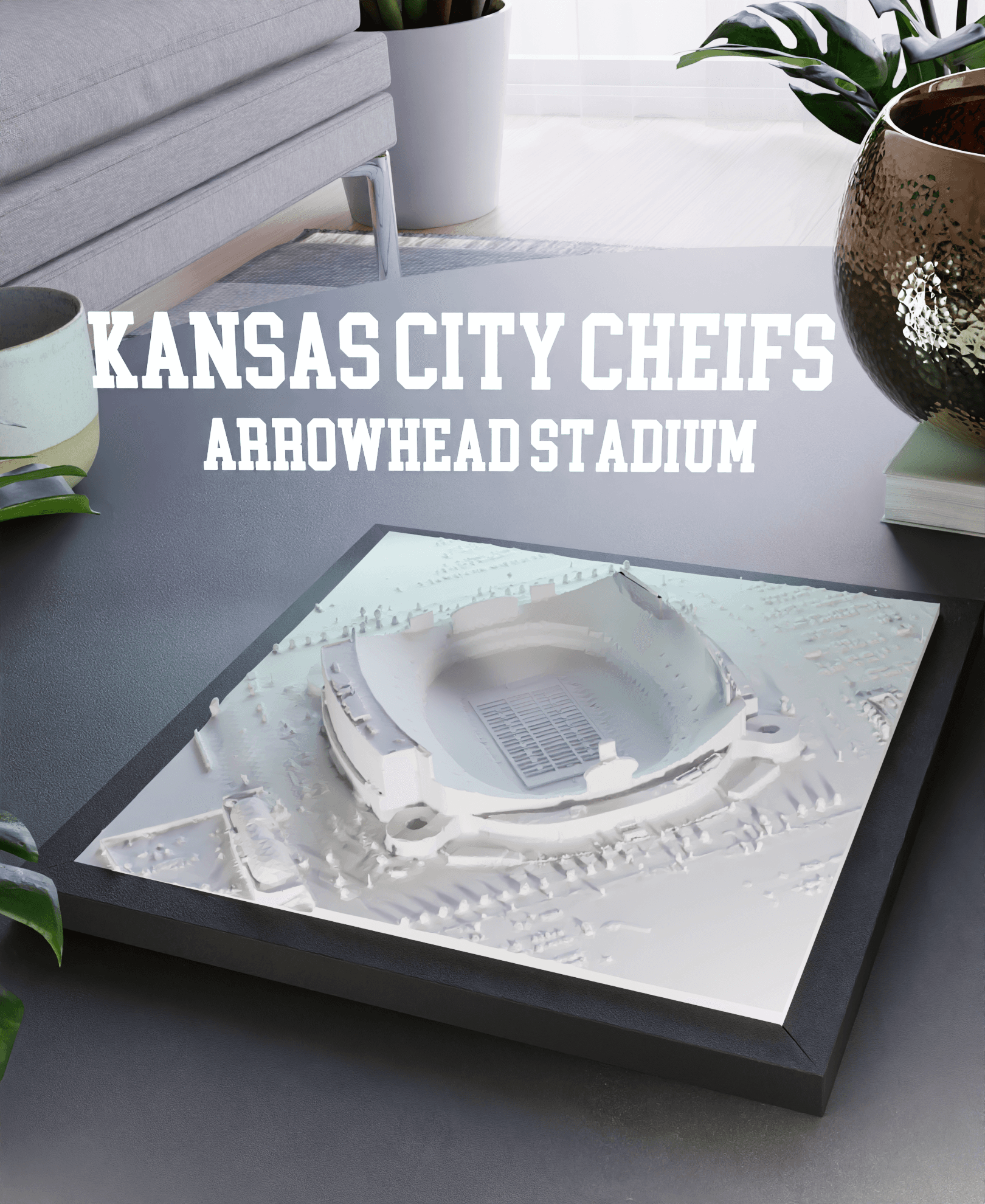 Kansas City Cheifs - Arrowhead Stadium 3d model