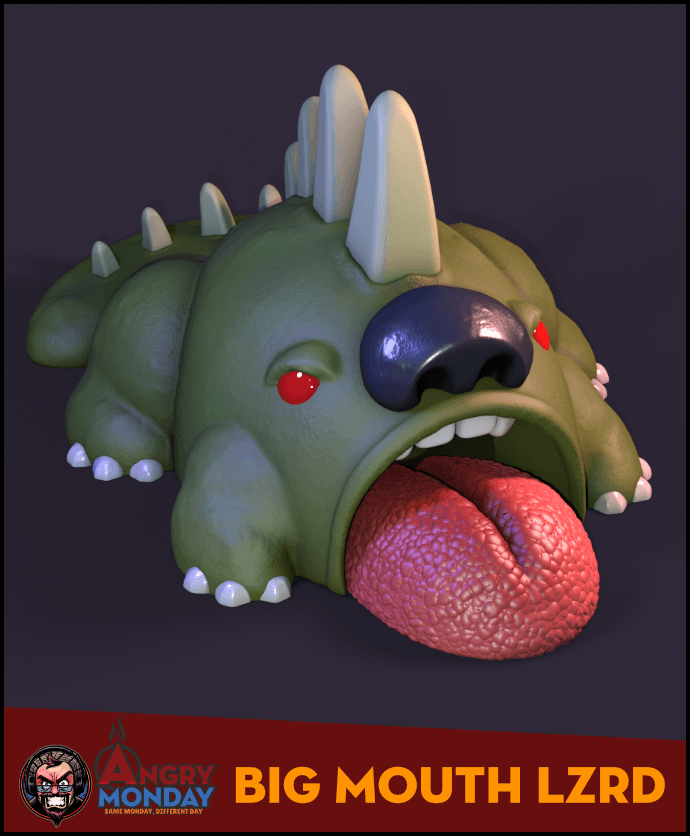 Big Mouth Lzrd 3d model