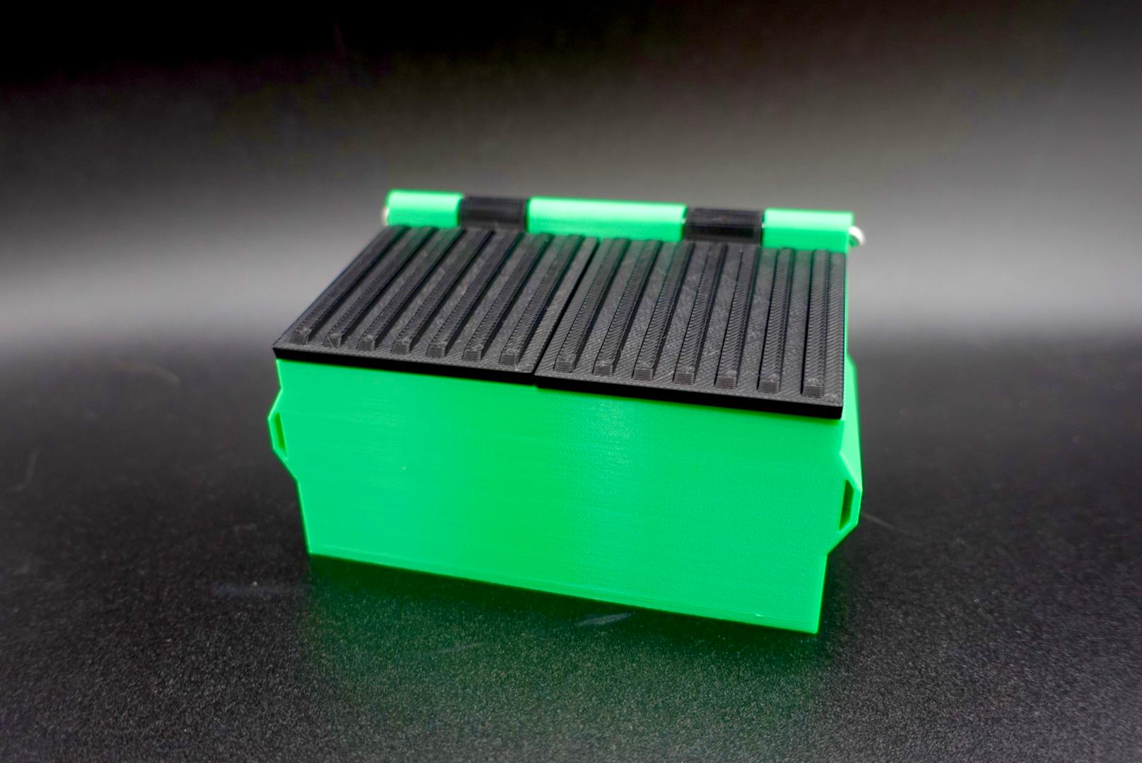 Micro SD Card Holder (Mini Dumpster) 3d model