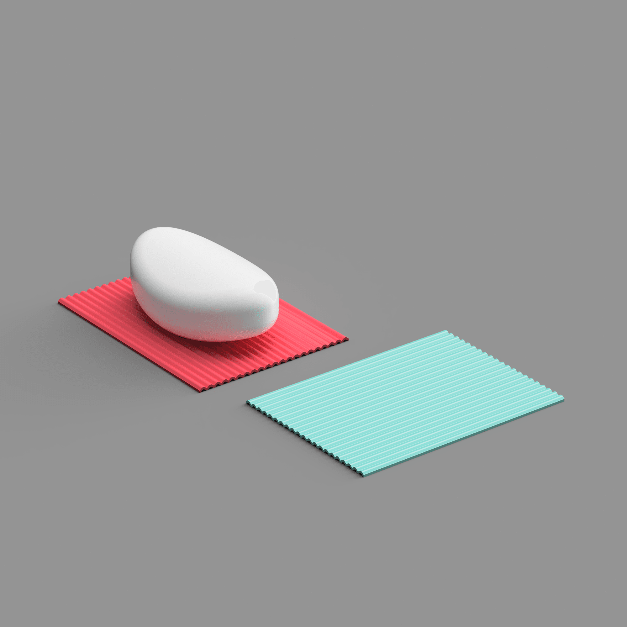 Wavy Soap Dish 3d model