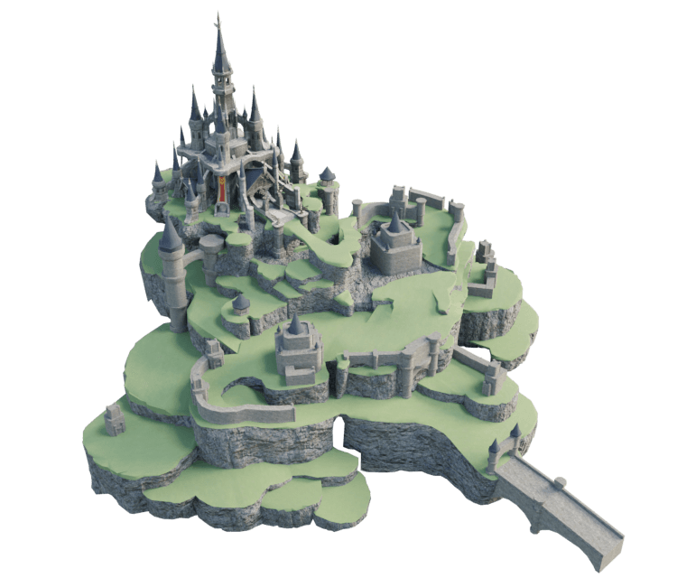 Hyrule Castle 3d model