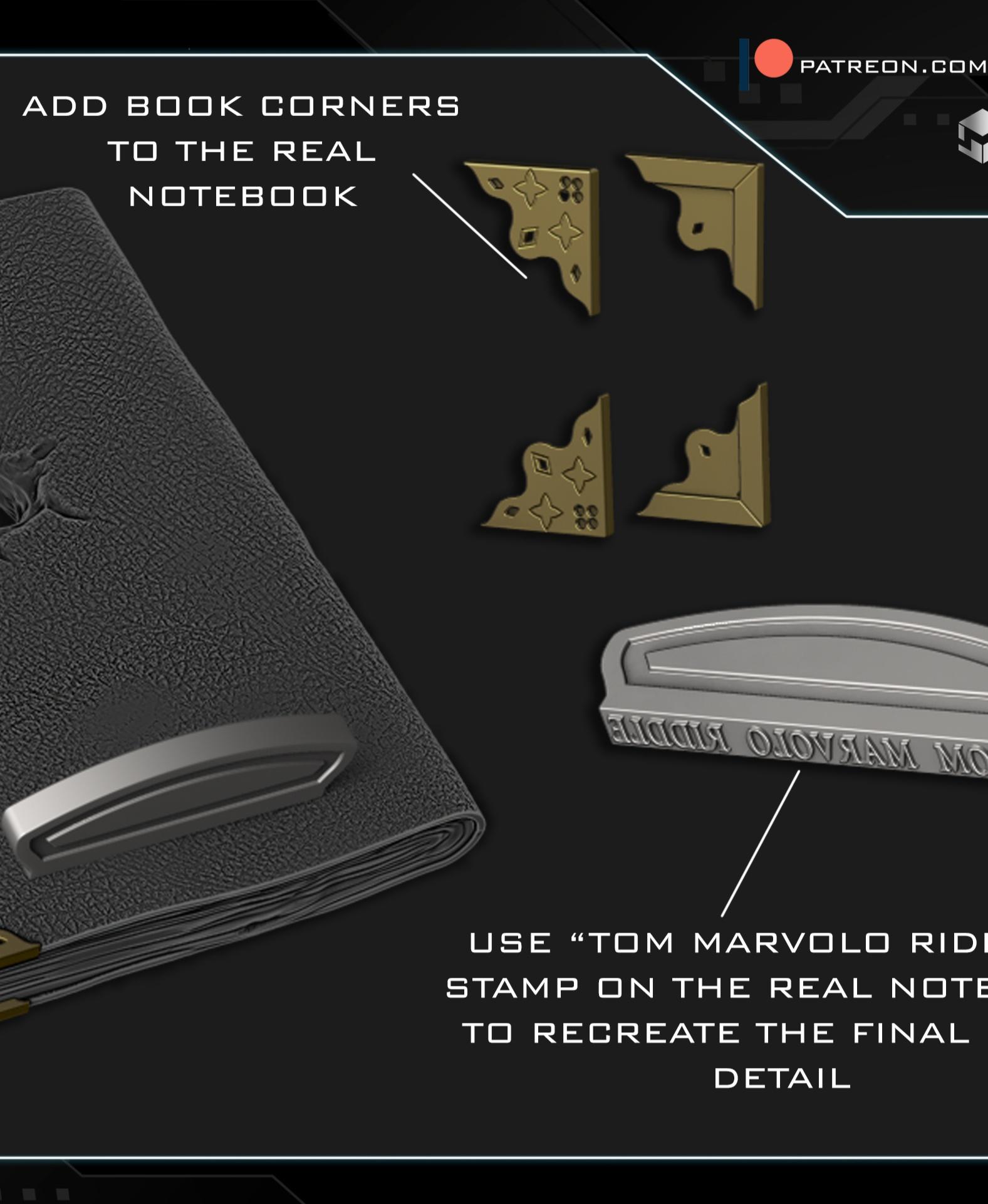 Tom Riddle diary 3d model