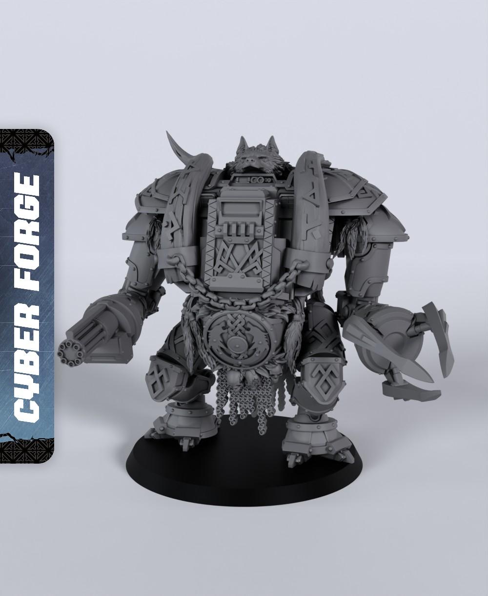 Njord the Eternal - With Free Cyberpunk Warhammer - 40k Sci-Fi Gift Ideas for RPG and Wargamers 3d model