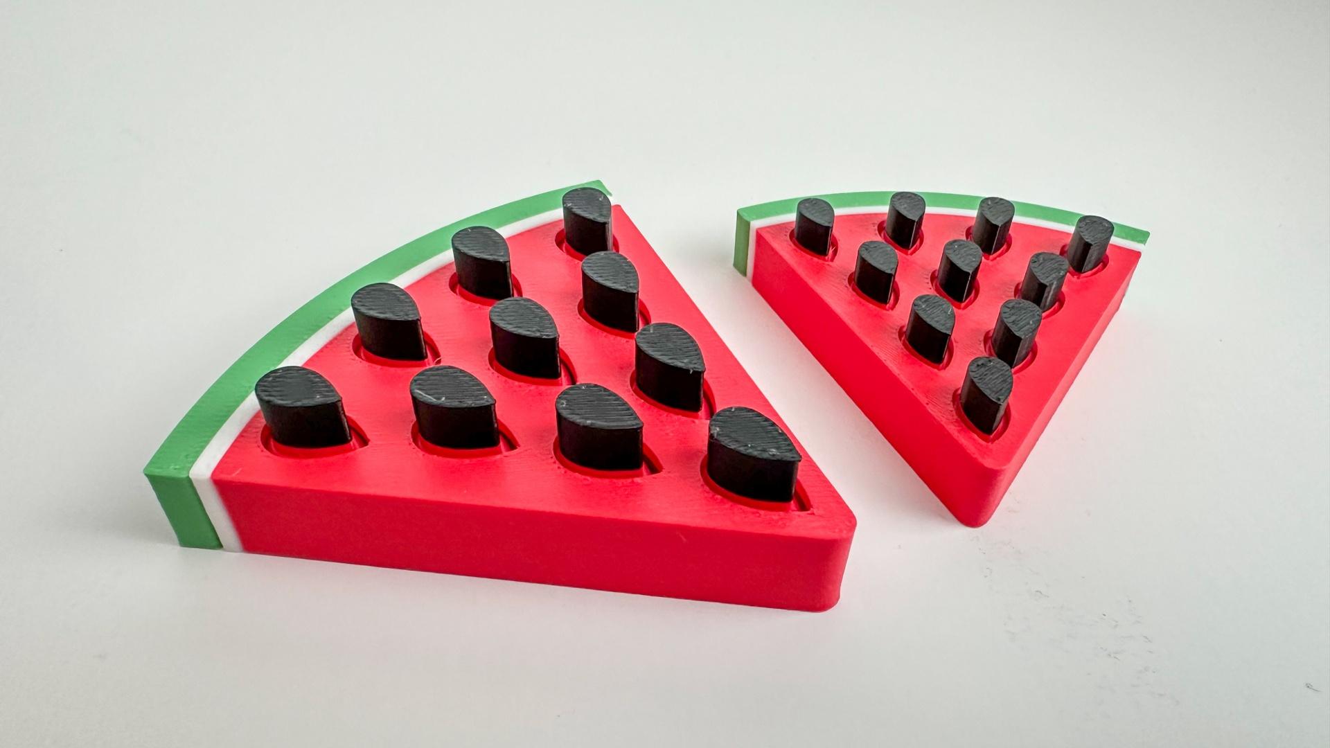 Watermelon Wedge Fidget 3d model