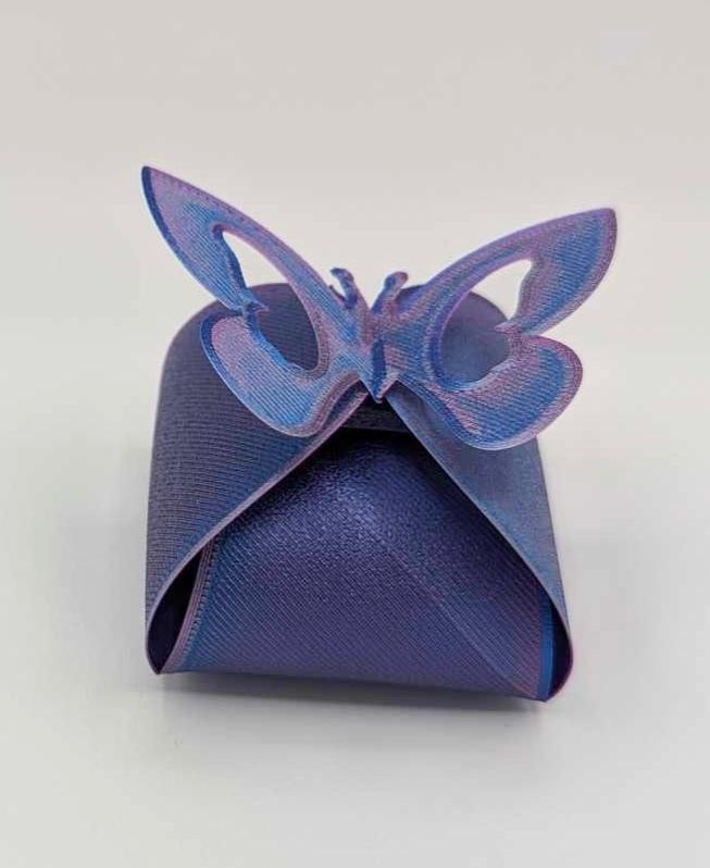 Folding Butterfly Gift Box 3d model