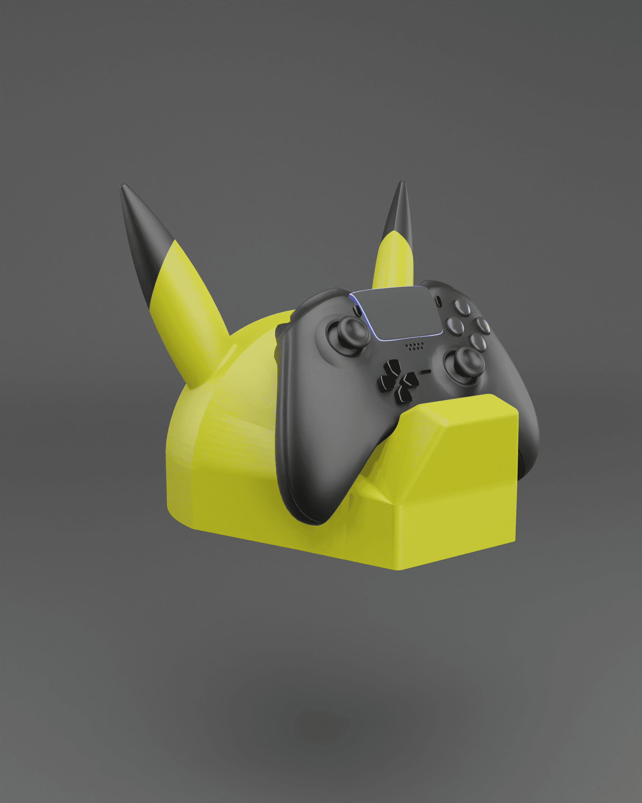 Pikachu Themed Controller Holder Free Standing  3d model