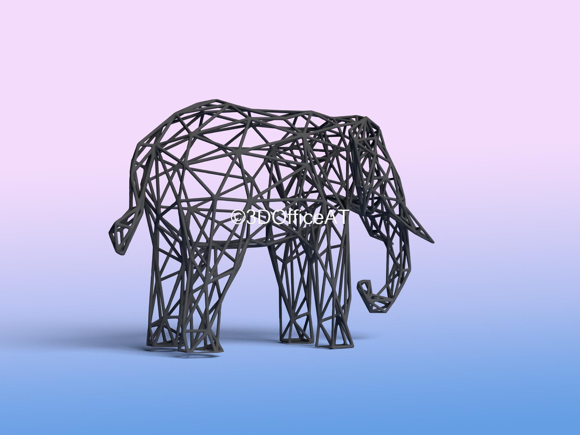 Elephant 🐘🎨  3d model
