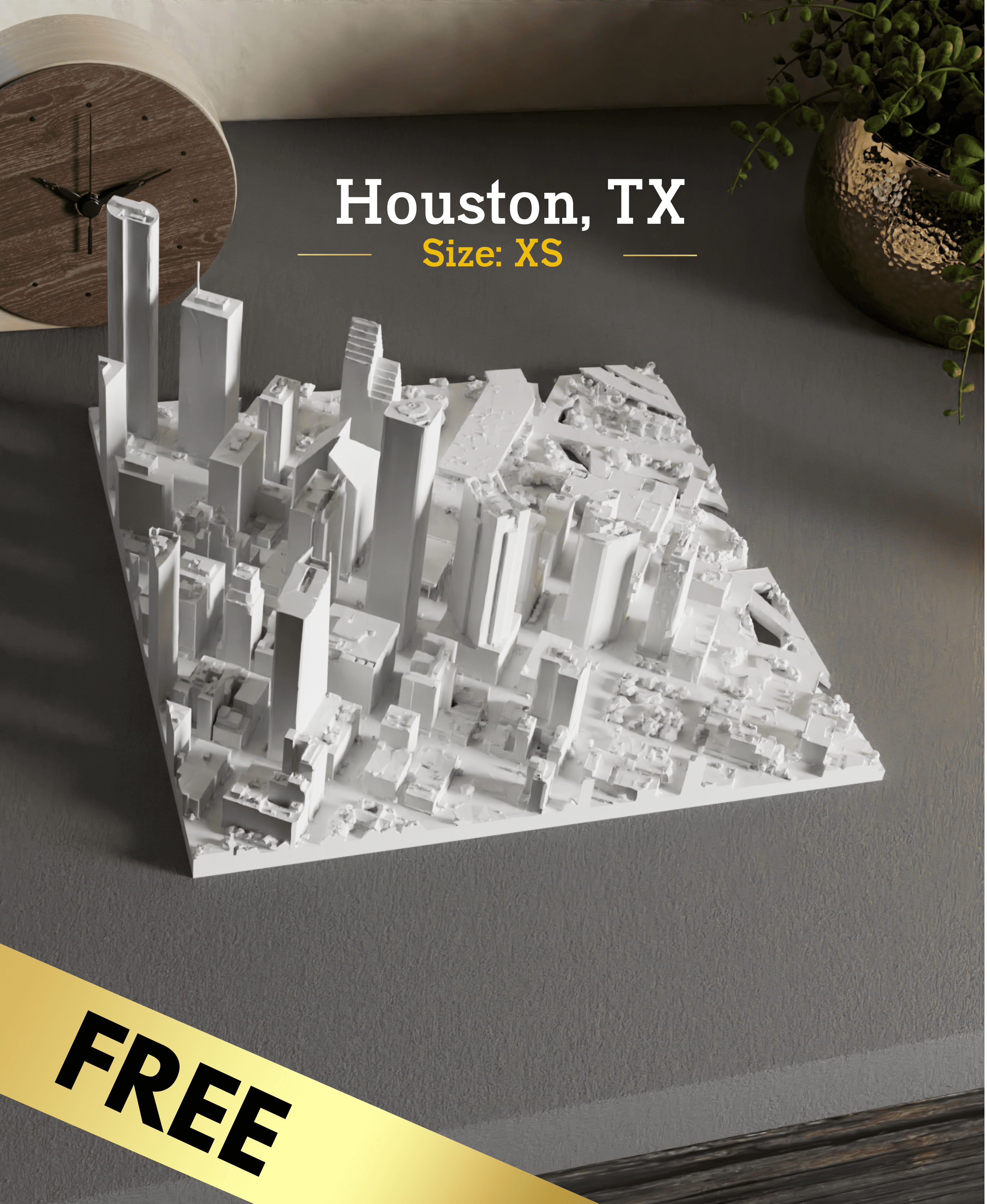 Houston, TX - Small 3d model