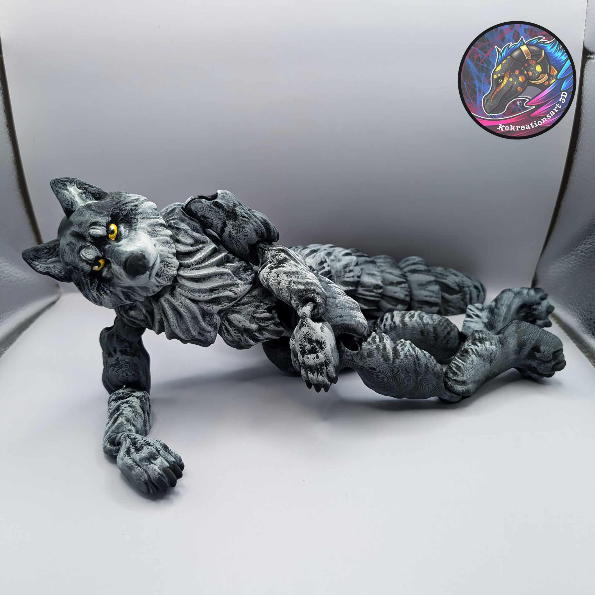 Flexi Werewolf Doll 3d model