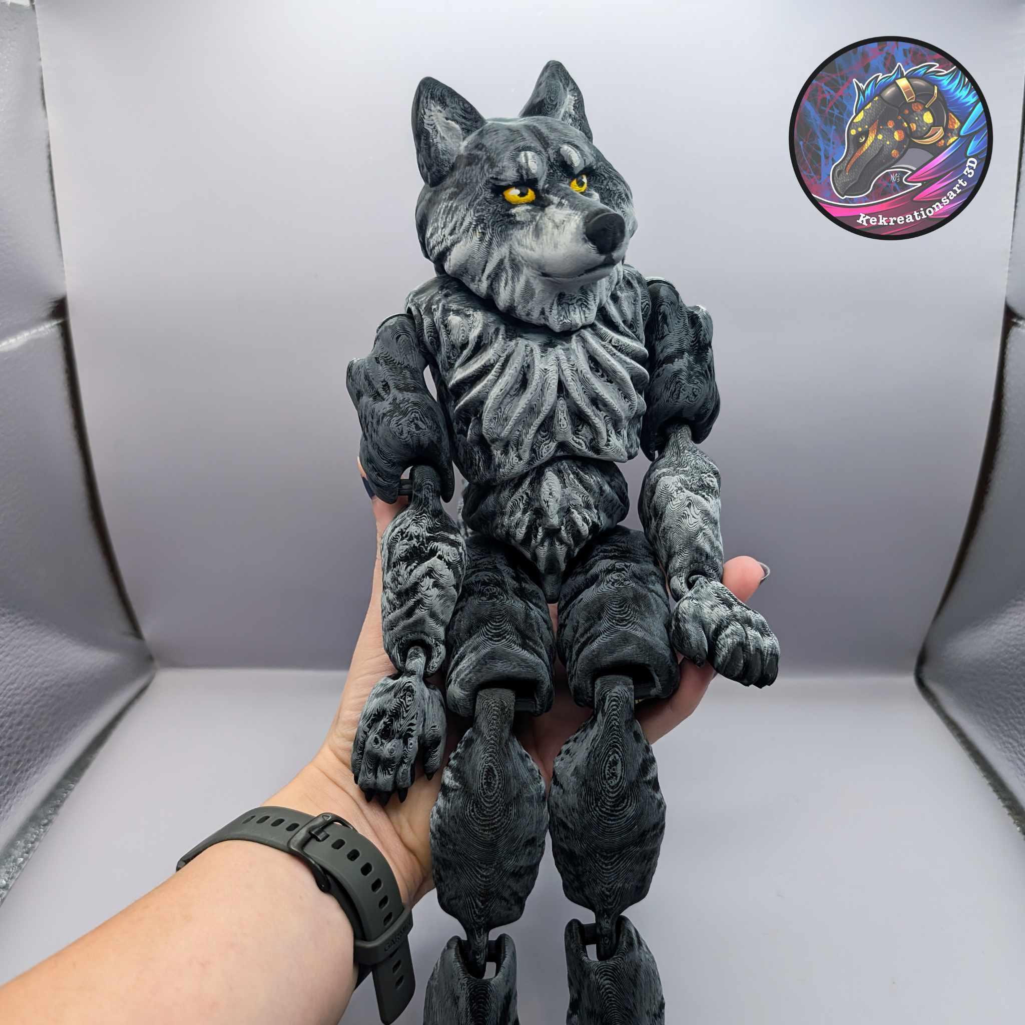 Flexi Werewolf Doll 3d model