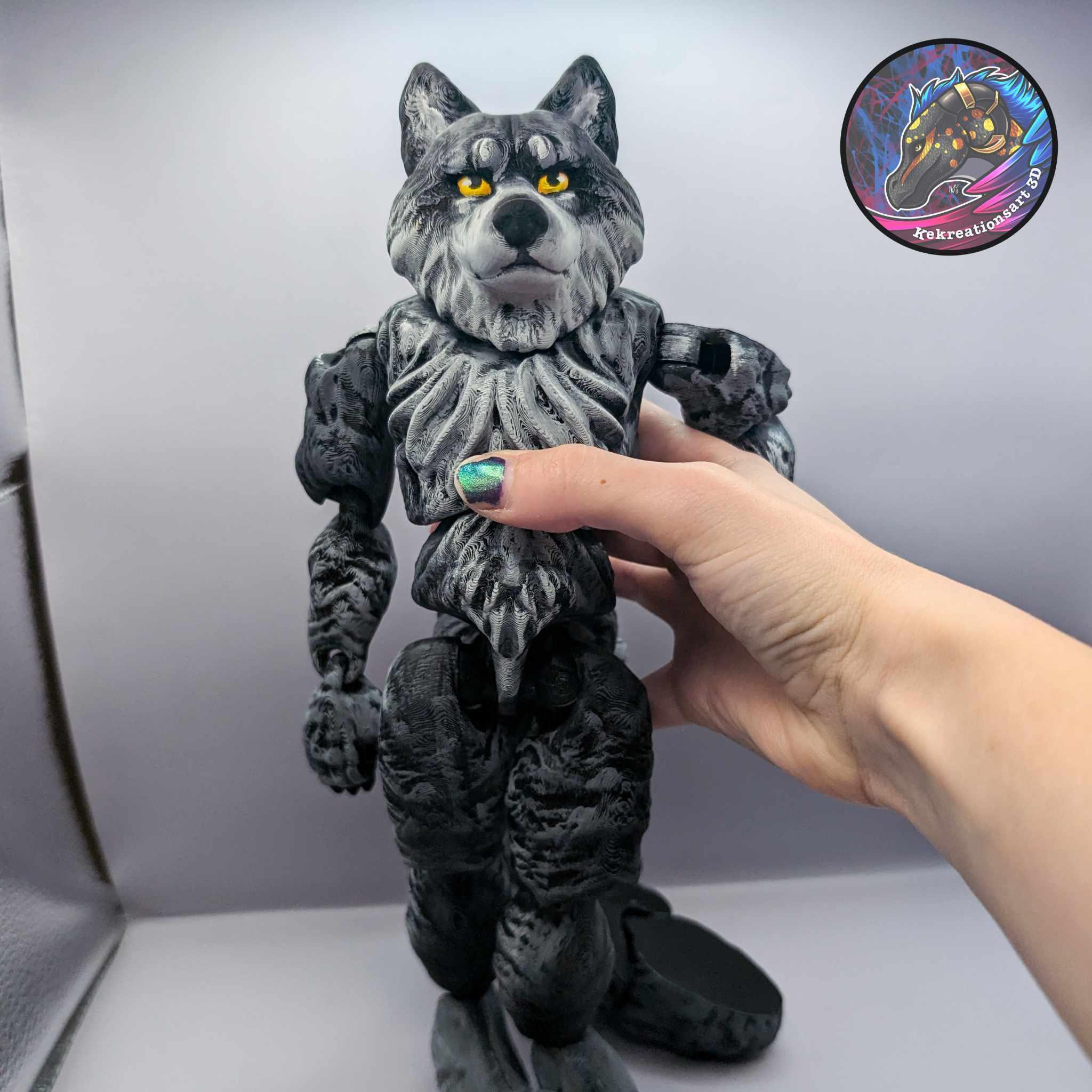 Flexi Werewolf Doll 3d model