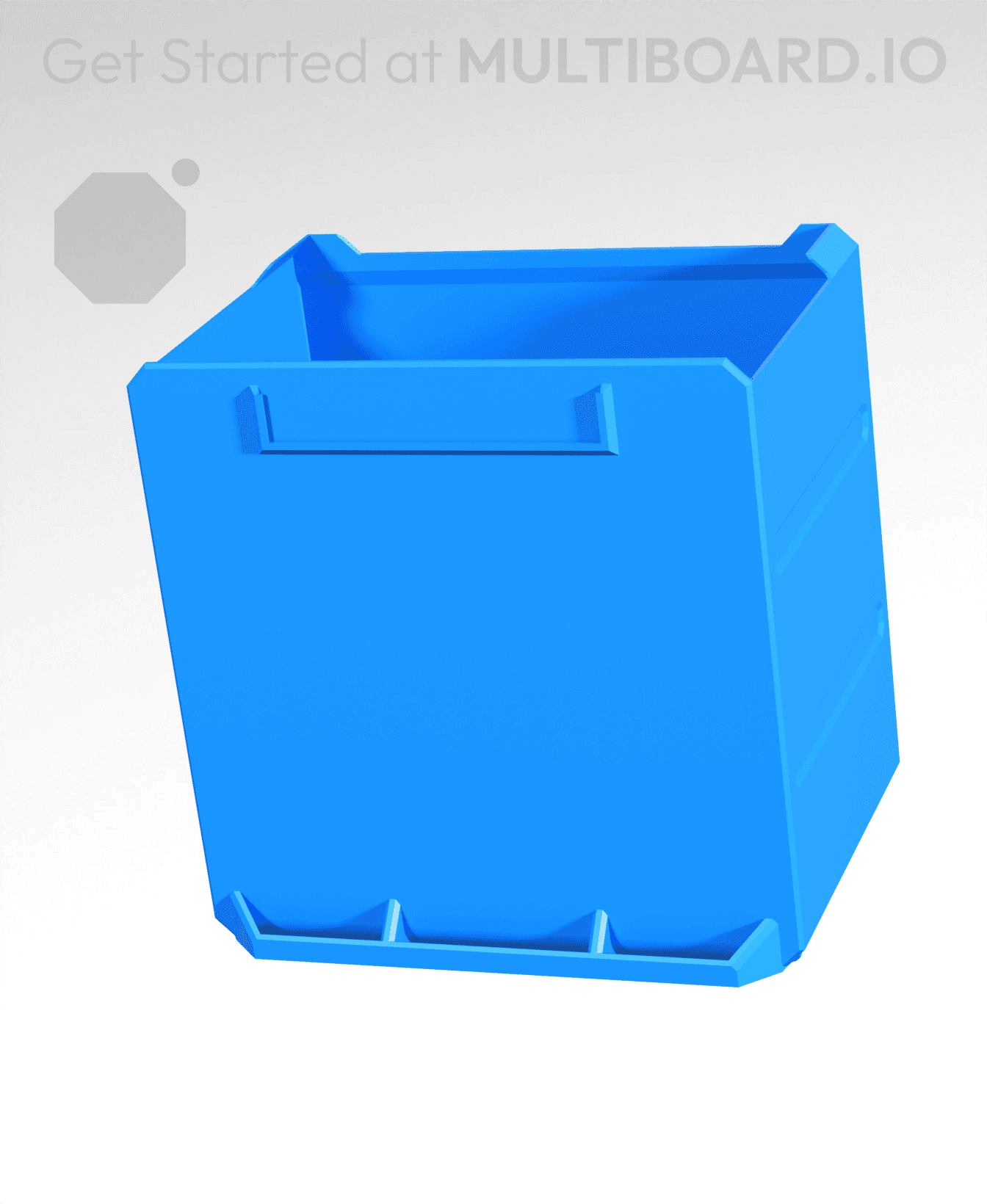 3x3x2-Deep - Multibin Simple Drawer 3d model