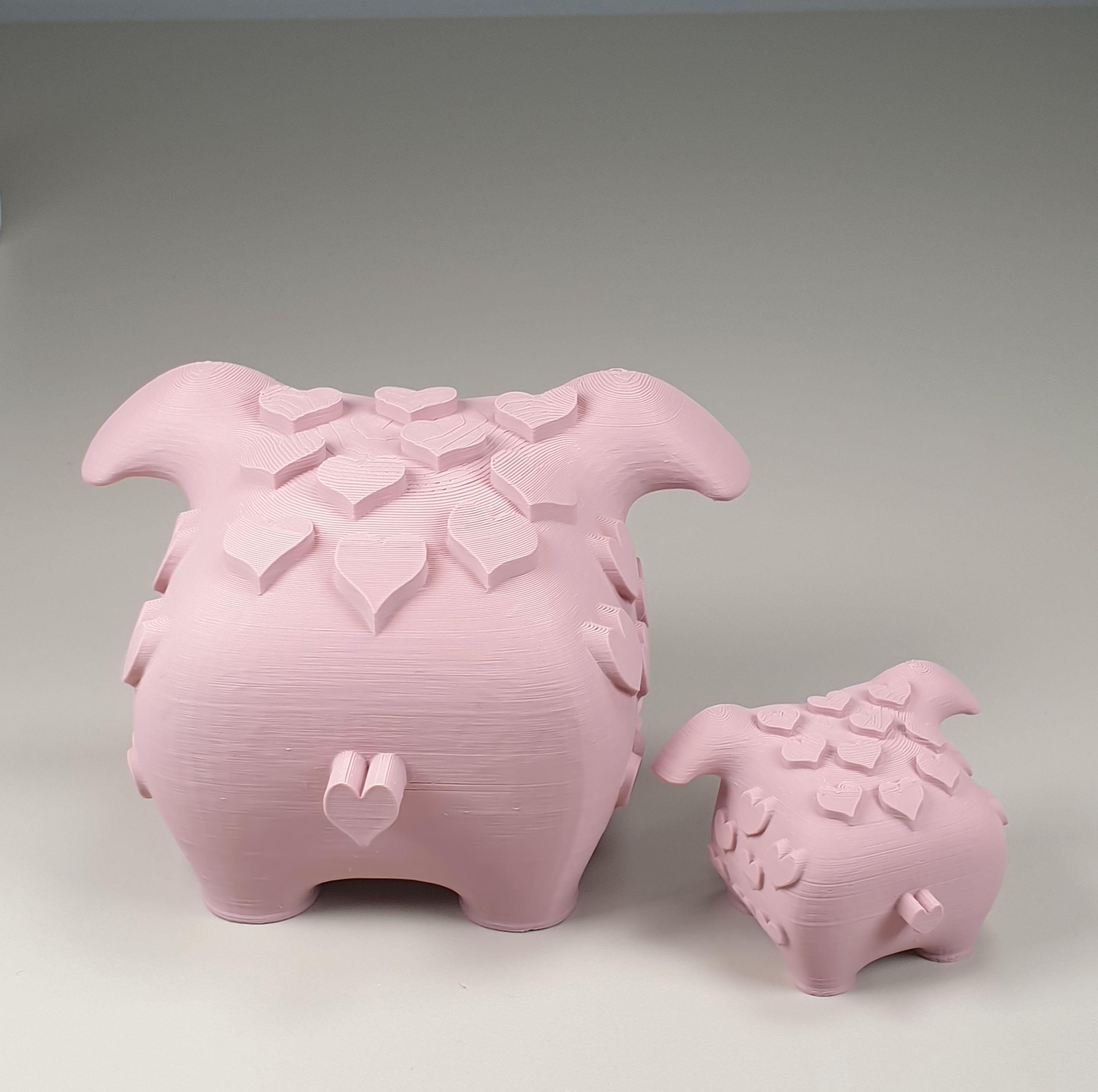 Valentine Pigs 3d model