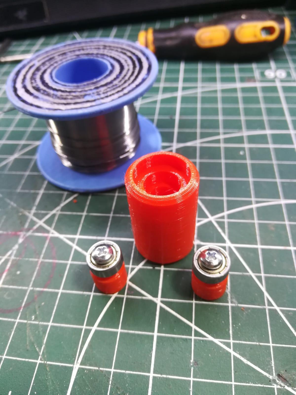 gridfinity soldering spool holder 3d model