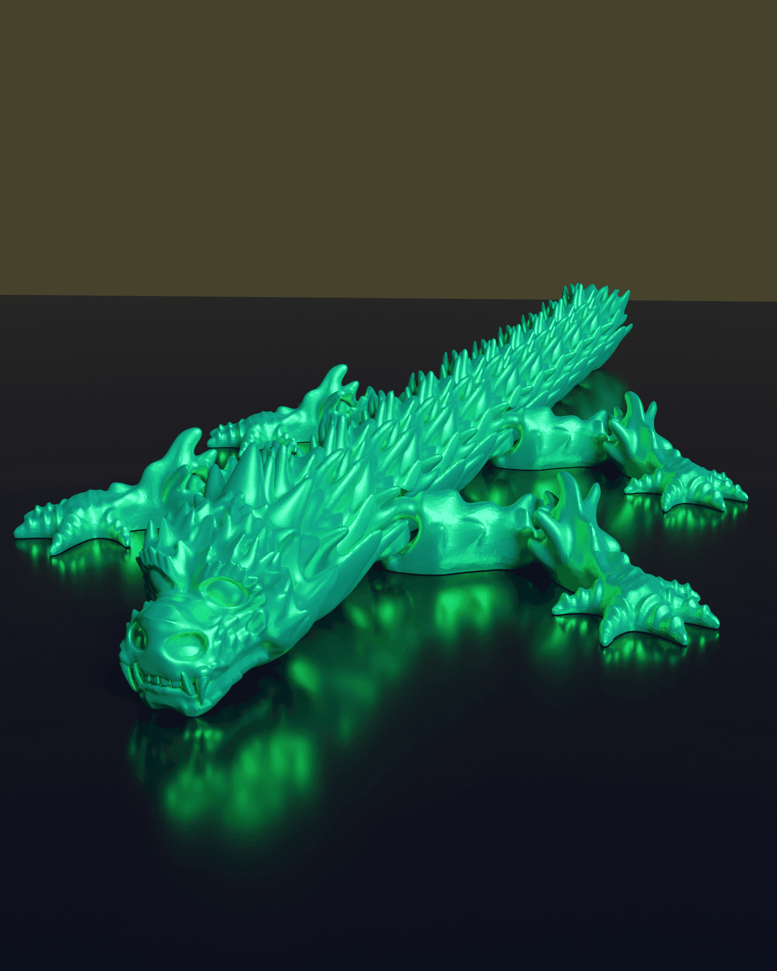 Flexi Ancient Dragon  3d model