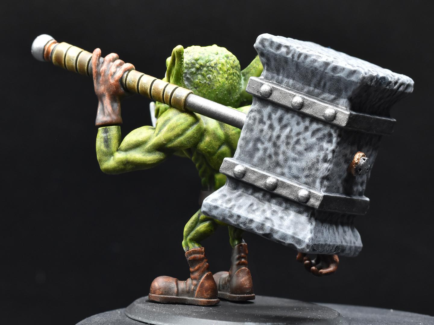 Vogland Orc Beserker Miniature (with and without supports) 3d model