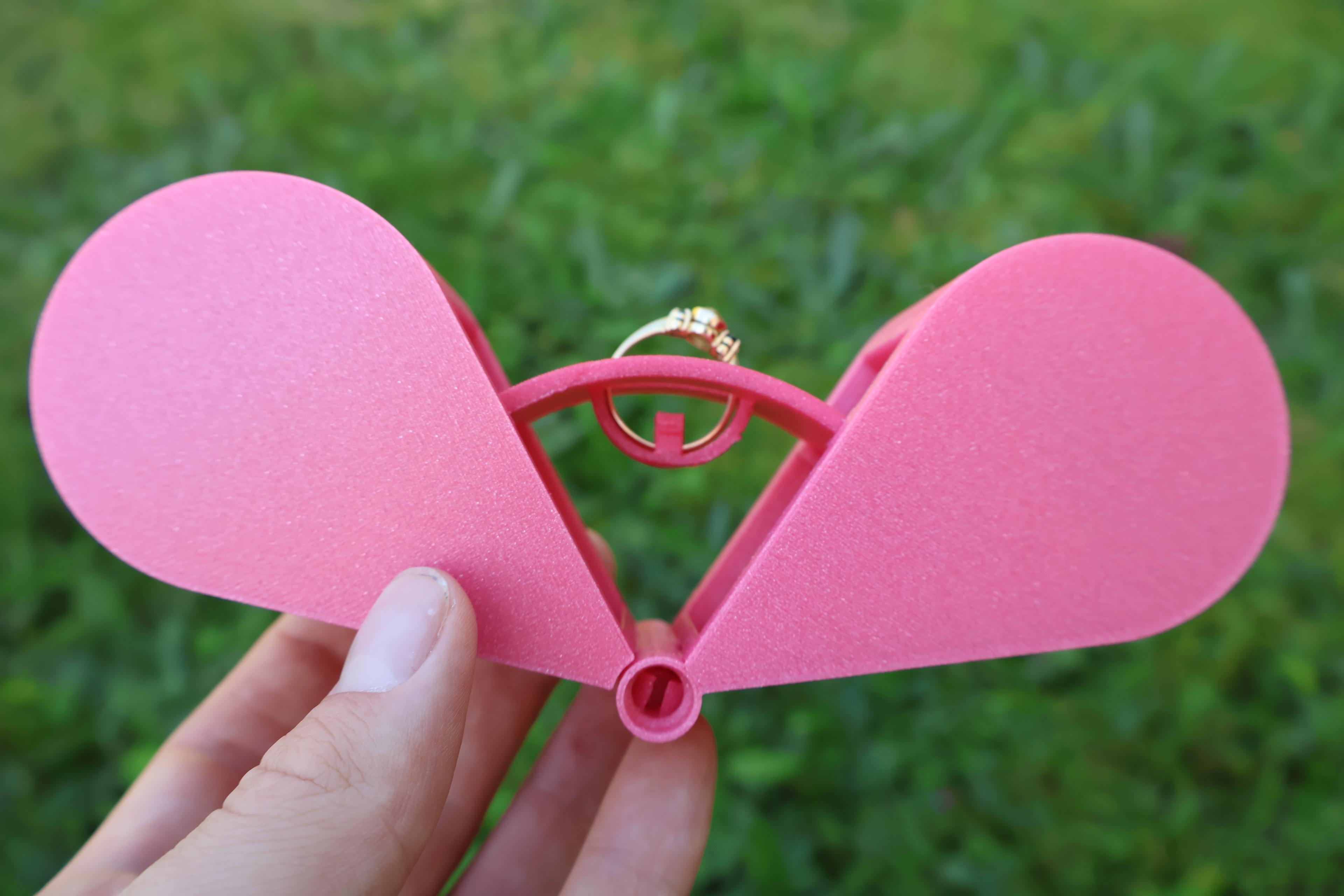 Heart Ring Box 3d model