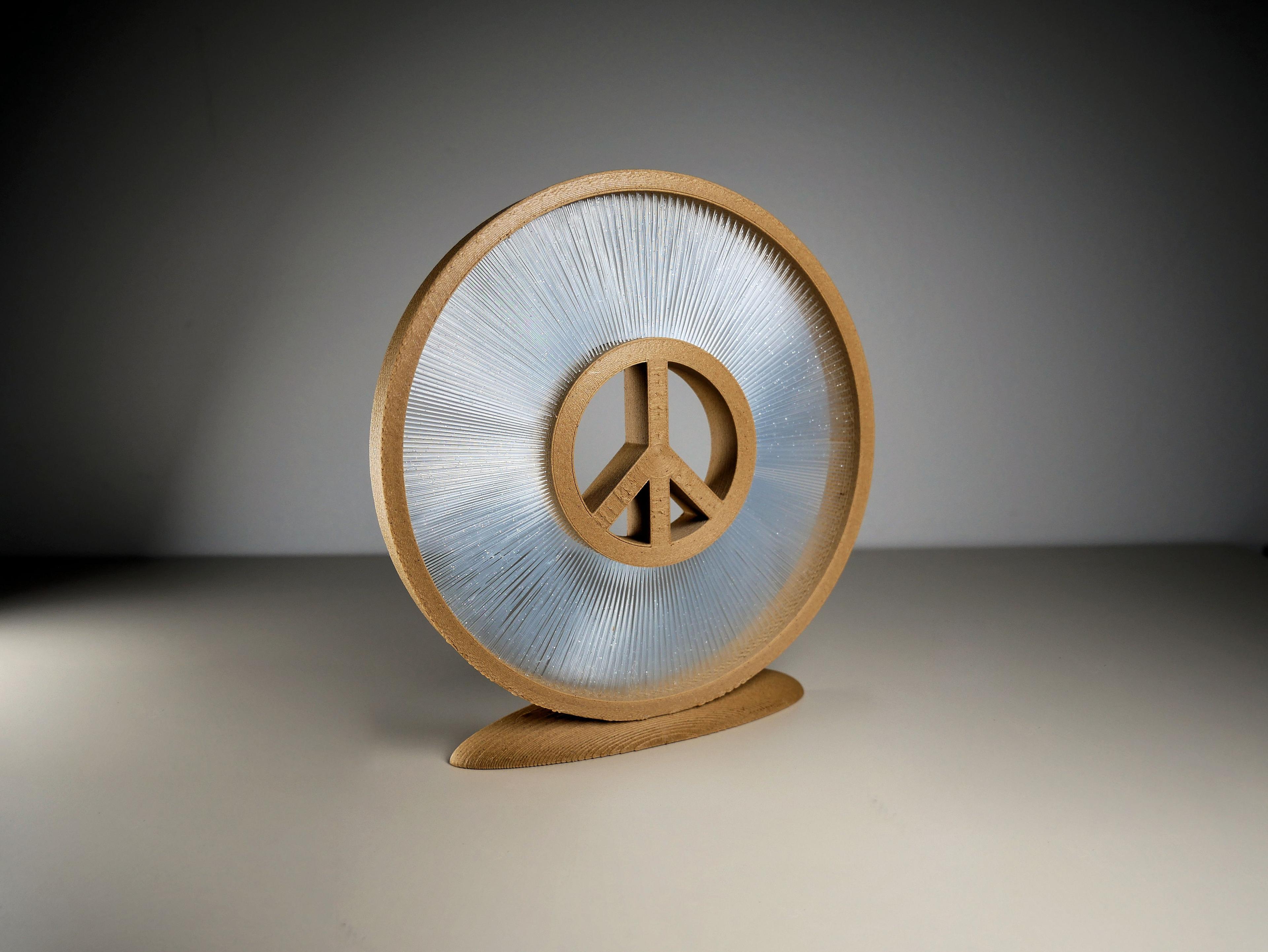 Peace String Art 3d model