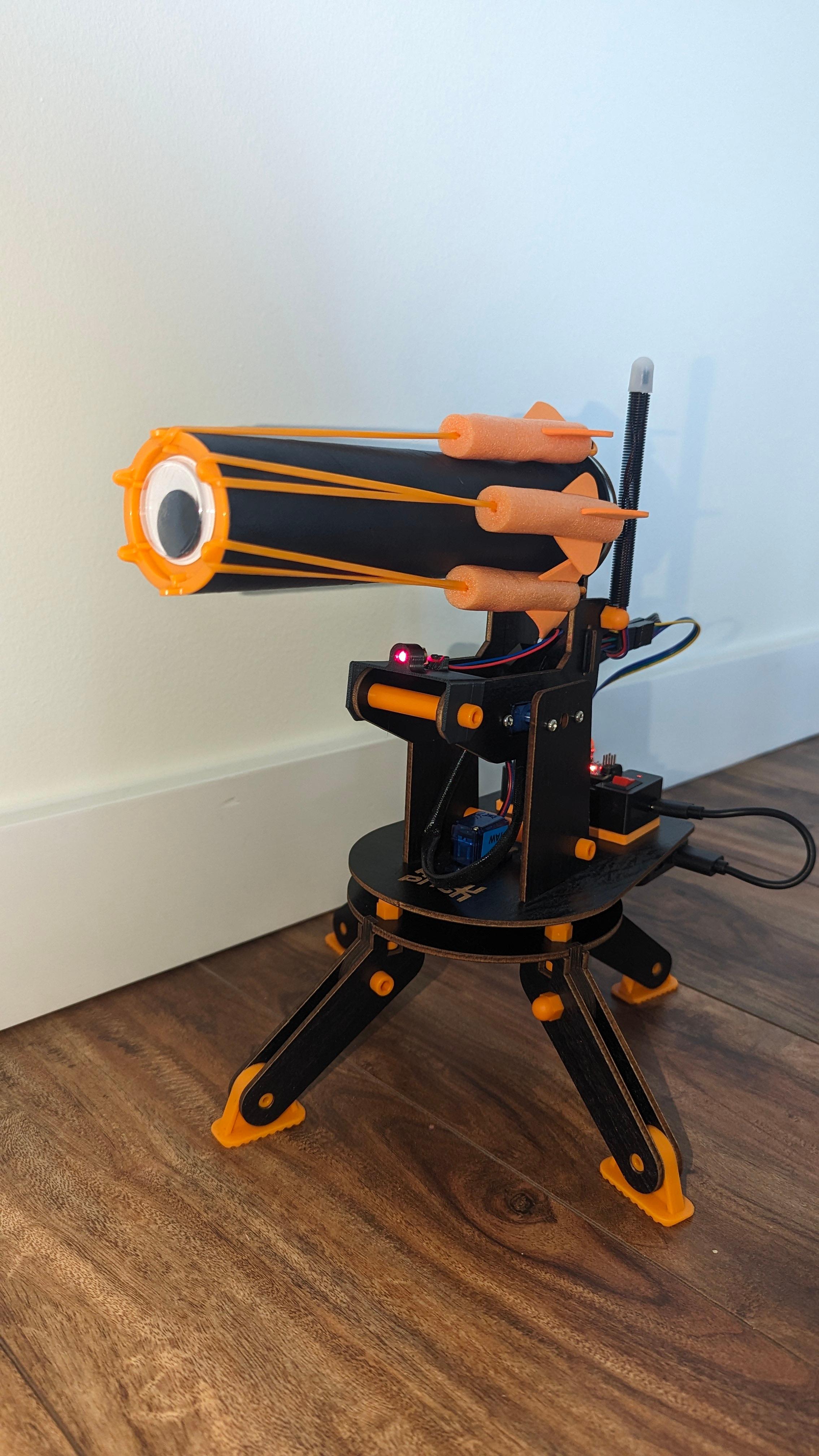 Hack Pack Turret Laser Mount 3d model