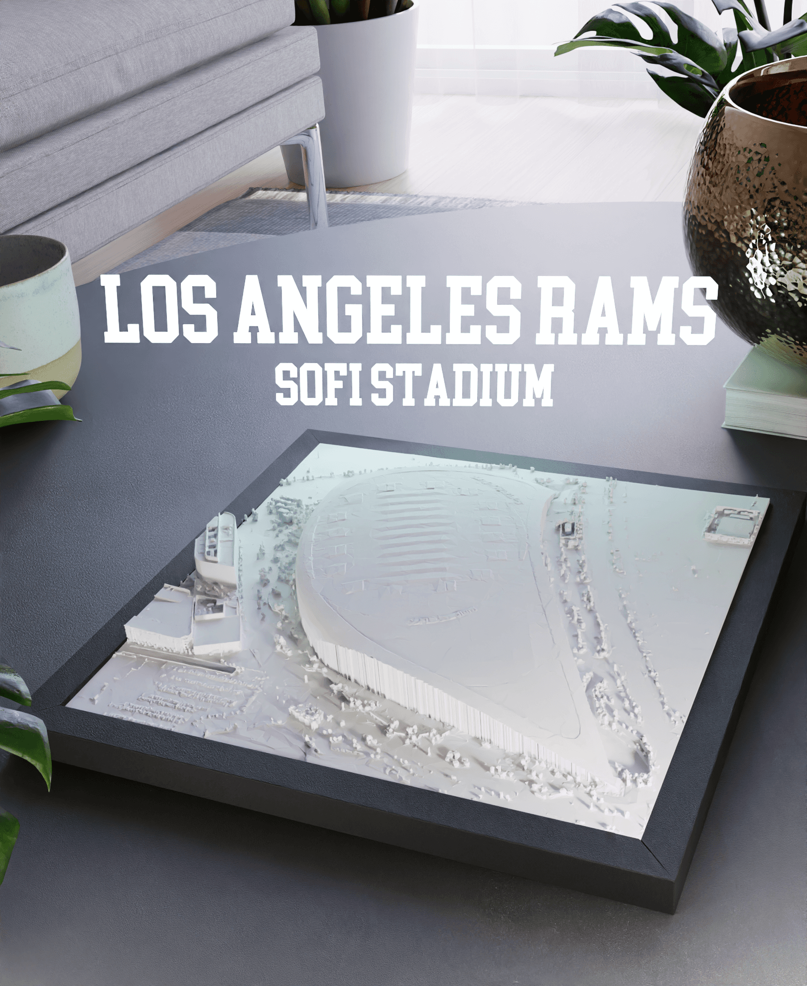 Los Angeles Rams Los Angeles Chargers - SoFi Stadium 3d model