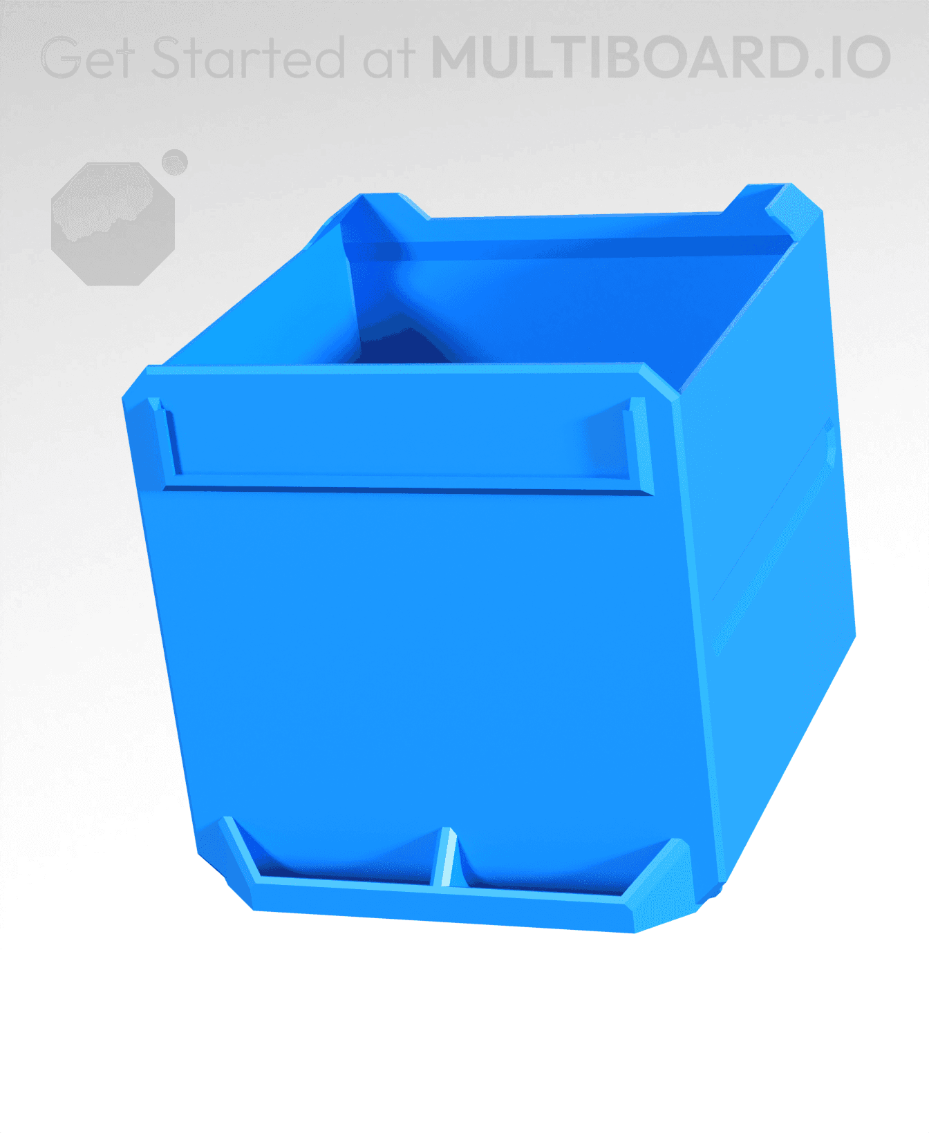 2x2x2-Deep - Multibin Simple Drawer 3d model