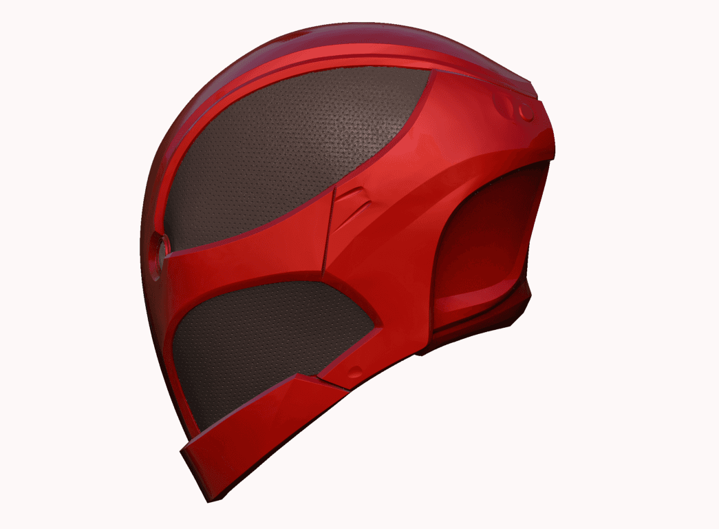 Red hood Helmet 3d model