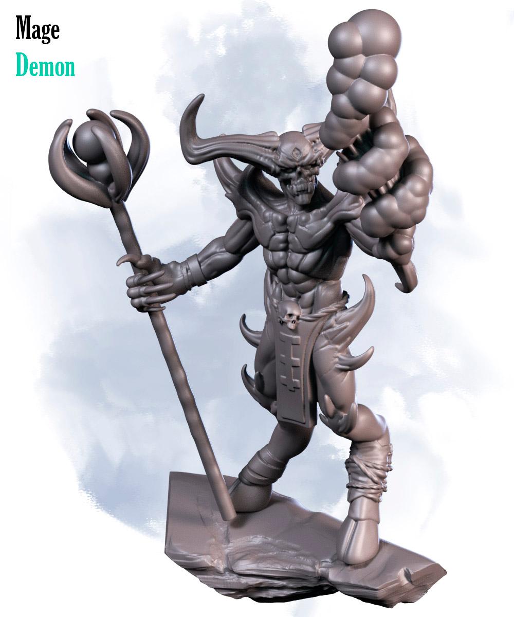 Demon Mage 3d model