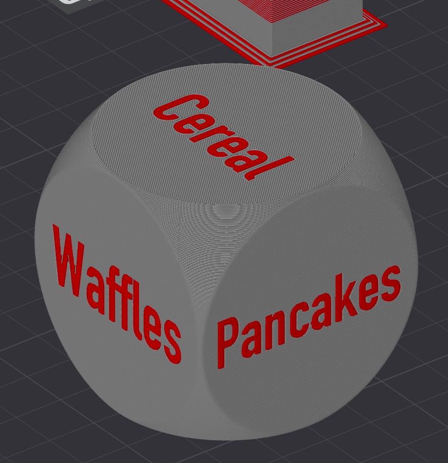 What's for Breakfast Dice! Can't decide what's for breakfast? Let's help 3d model