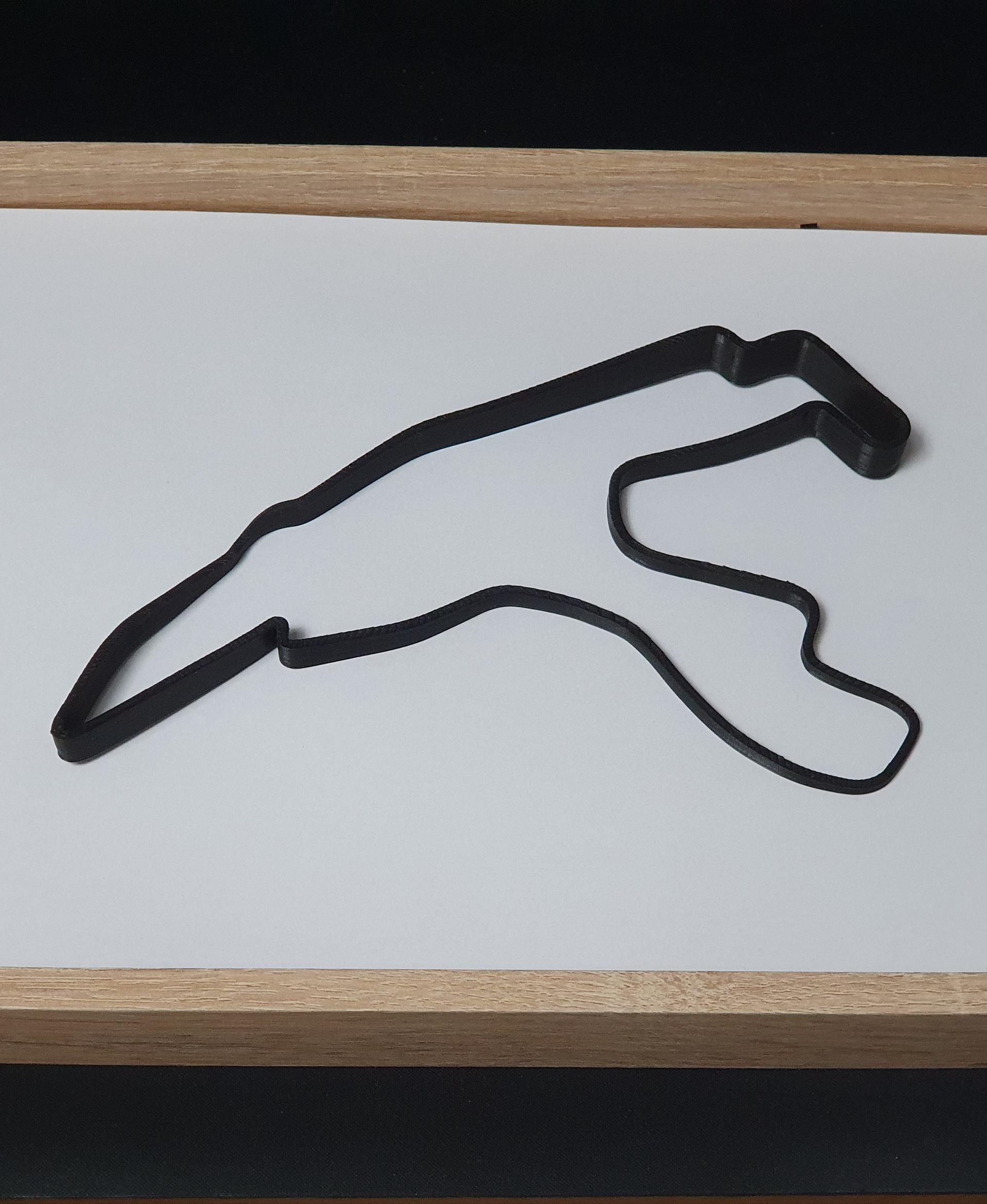 Spa-Francorchamps Track Layout 3d model