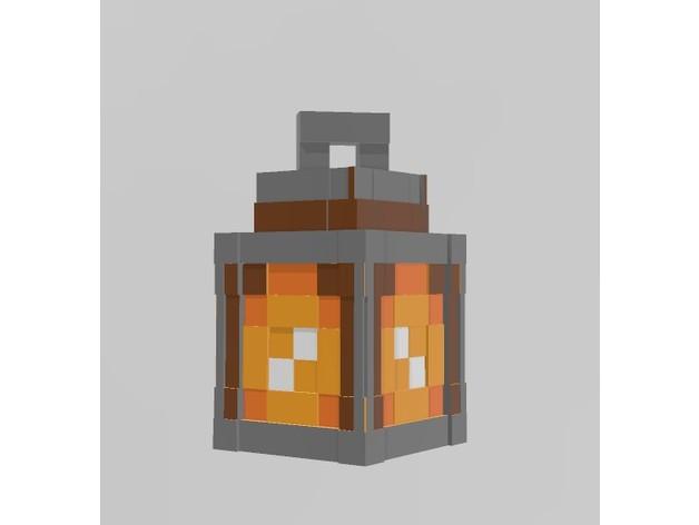 Minecraft Lantern lamp 3d model