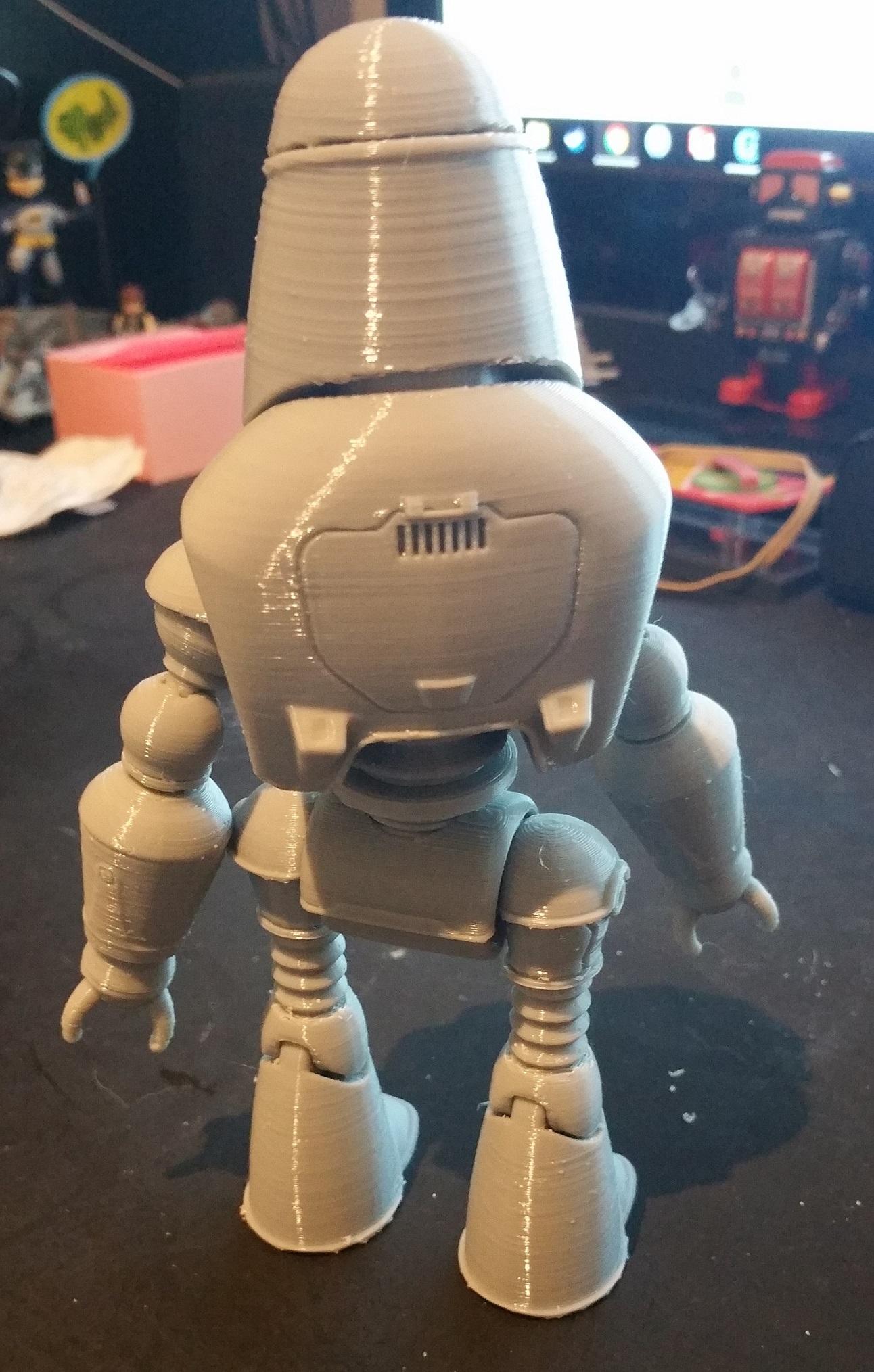 Fallout 4 inspried Protectron Posable Action Figure 3d model