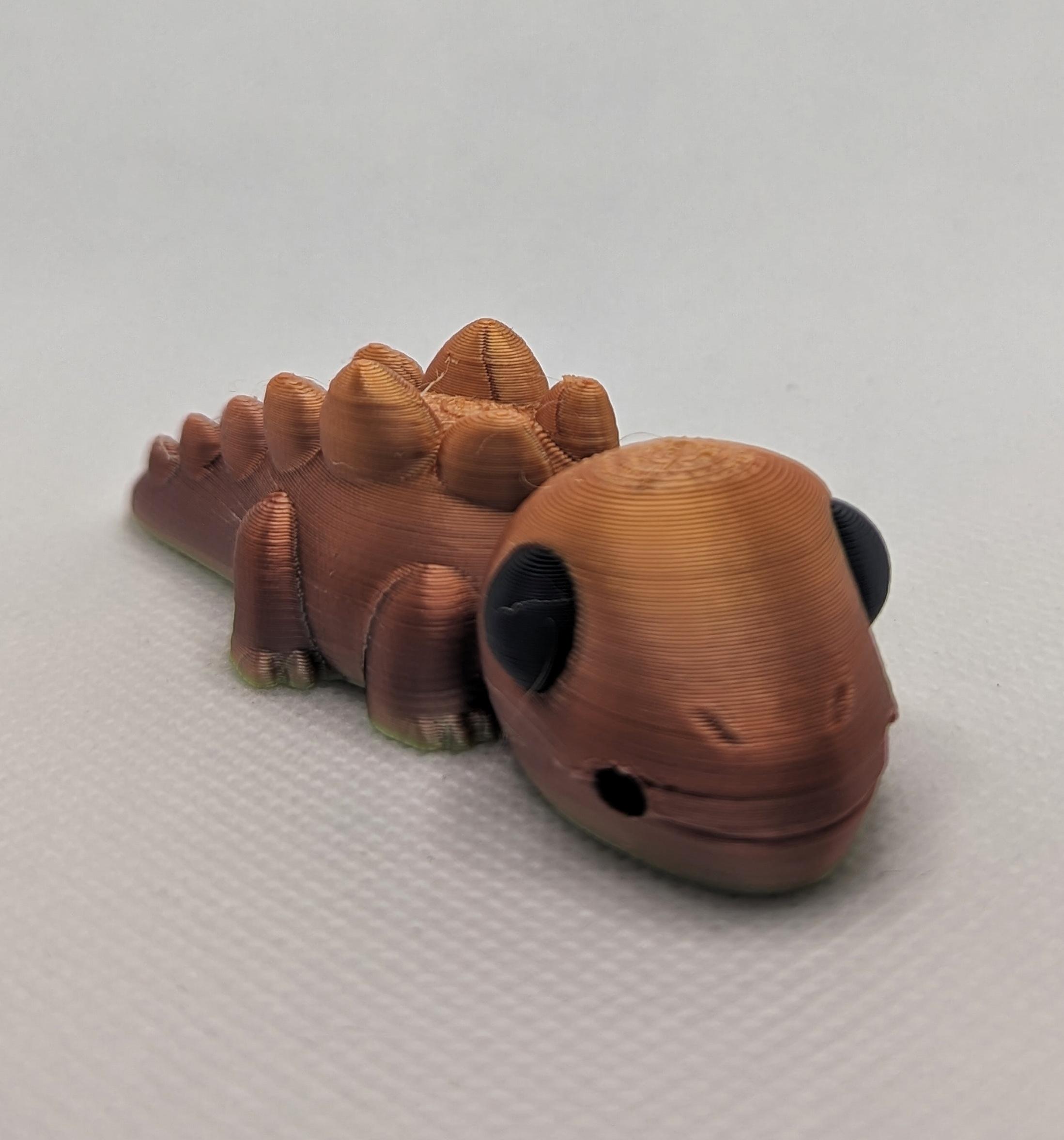 Stegosaurus Keychain - Awwwww! - 3d model