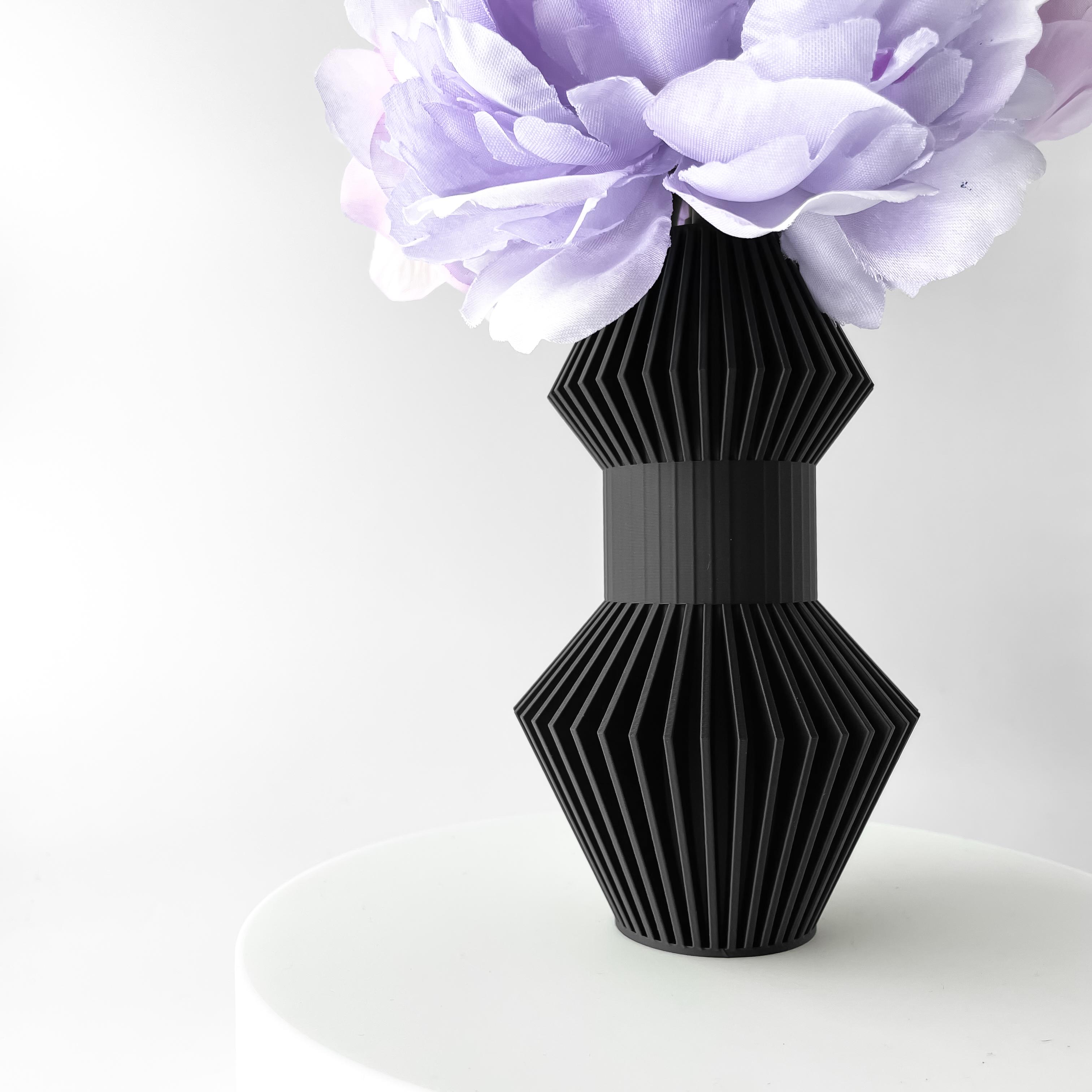 The Anter Vase, Modern and Unique Home Decor for Dried and Flower Arrangements  | STL File 3d model