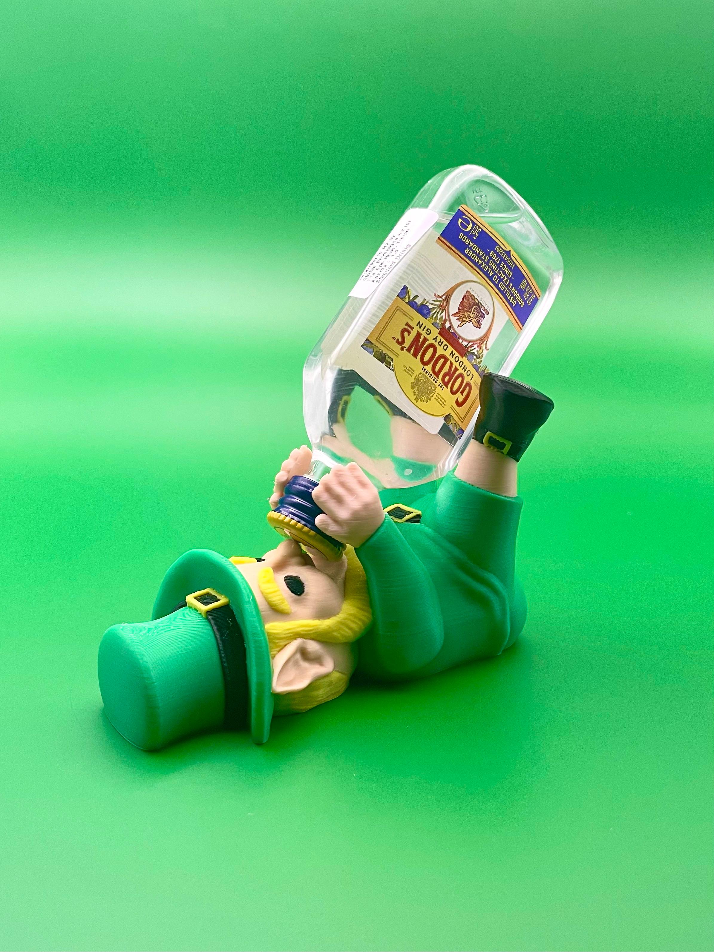 St Patrick's Day Leprechaun Mini-bar Bottles Holder 3d model