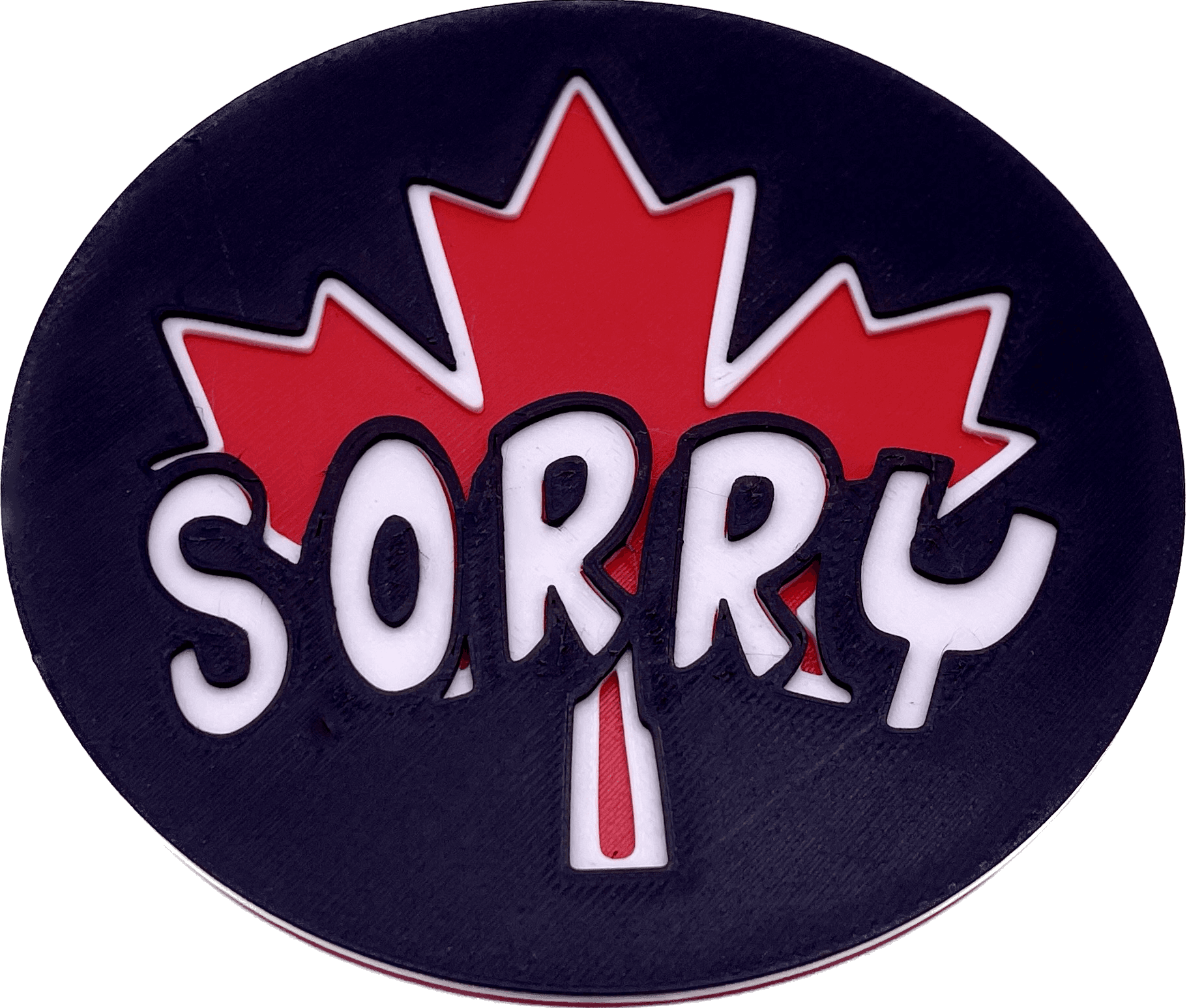 Canadian "Sorry" Coaster! 3d model