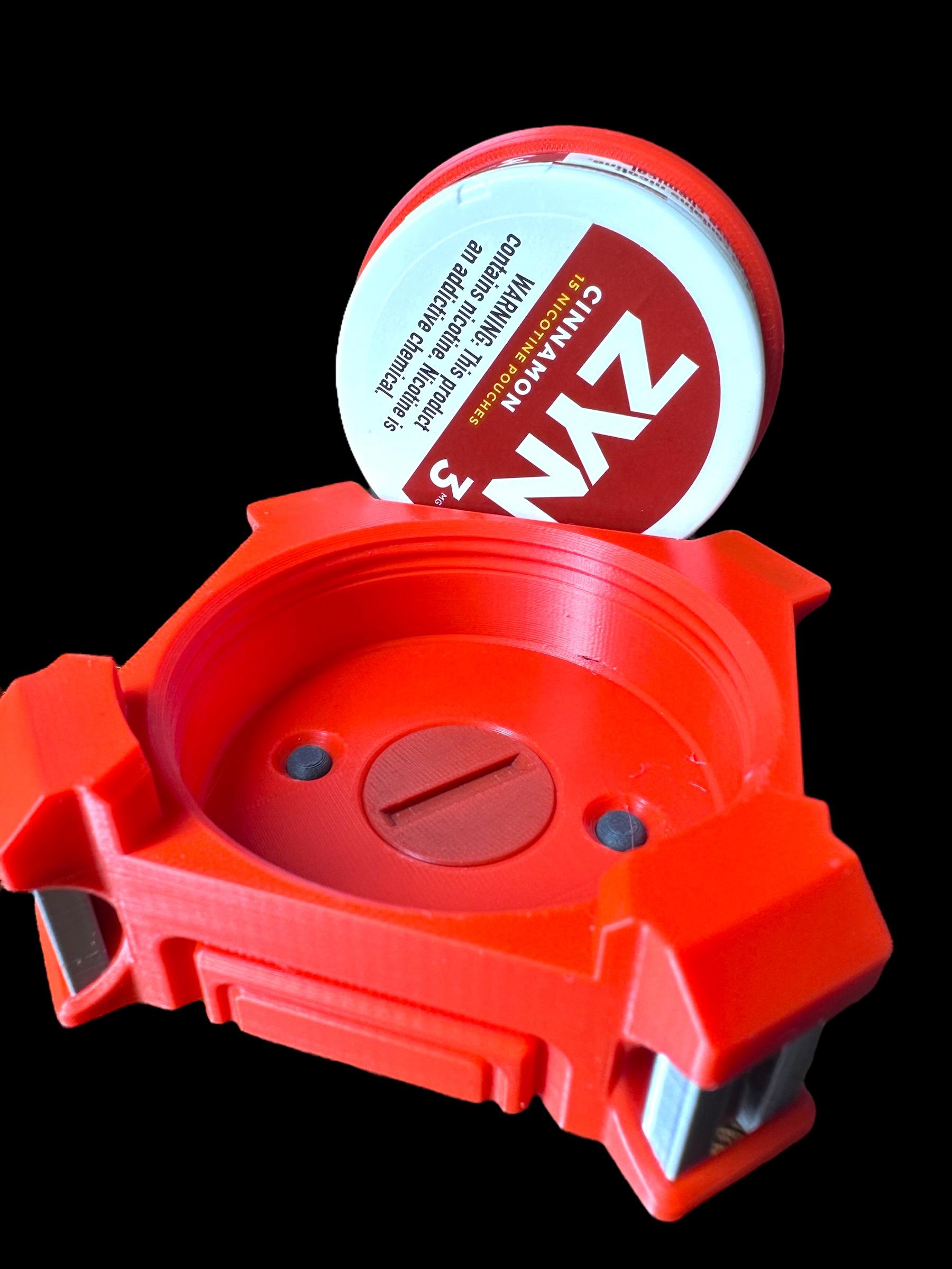 Milwaukee, Packout, Inspired, ZYN, Chew Can, Print in Place, Articulating, Storage device 3d model