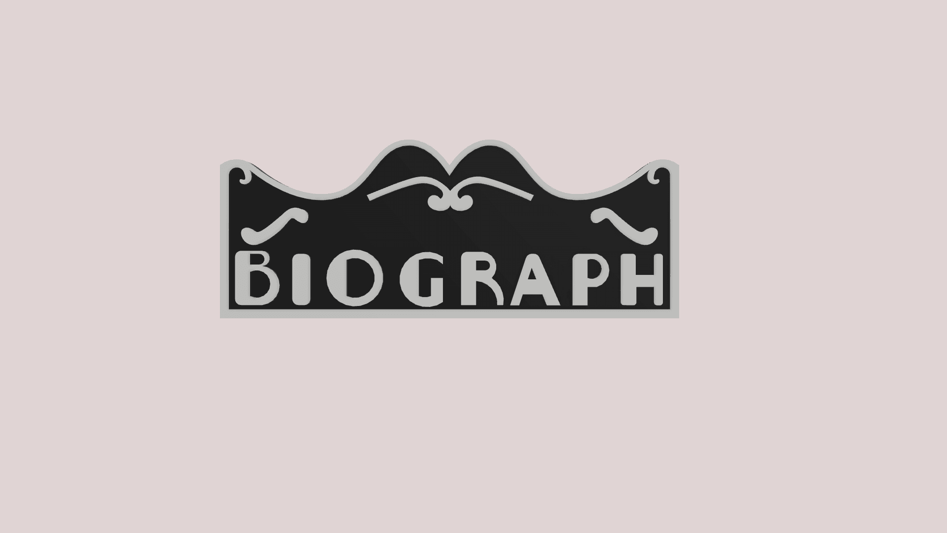 Biograph Theater Marquee Magnet 3d model