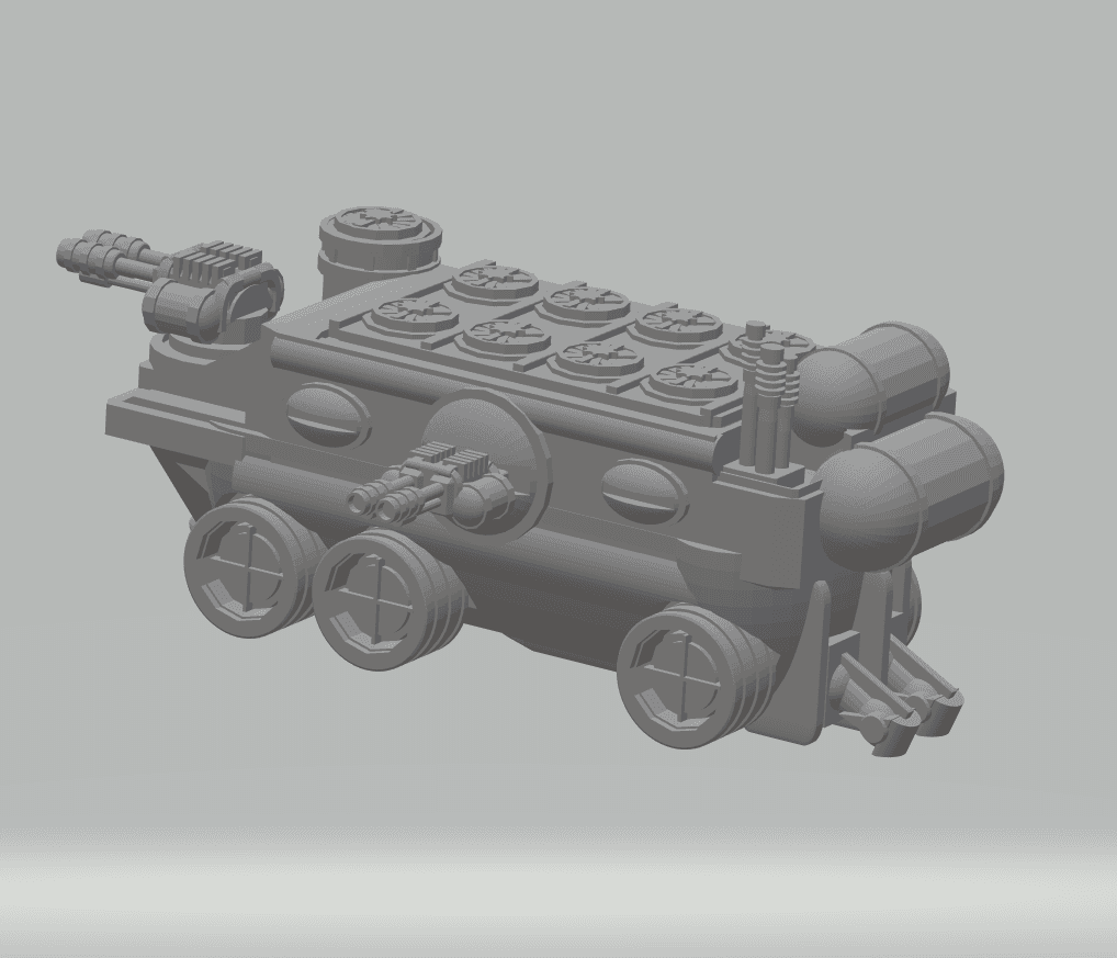 FHW: Mortis Corps Chem Wagon Transport Kit 3d model